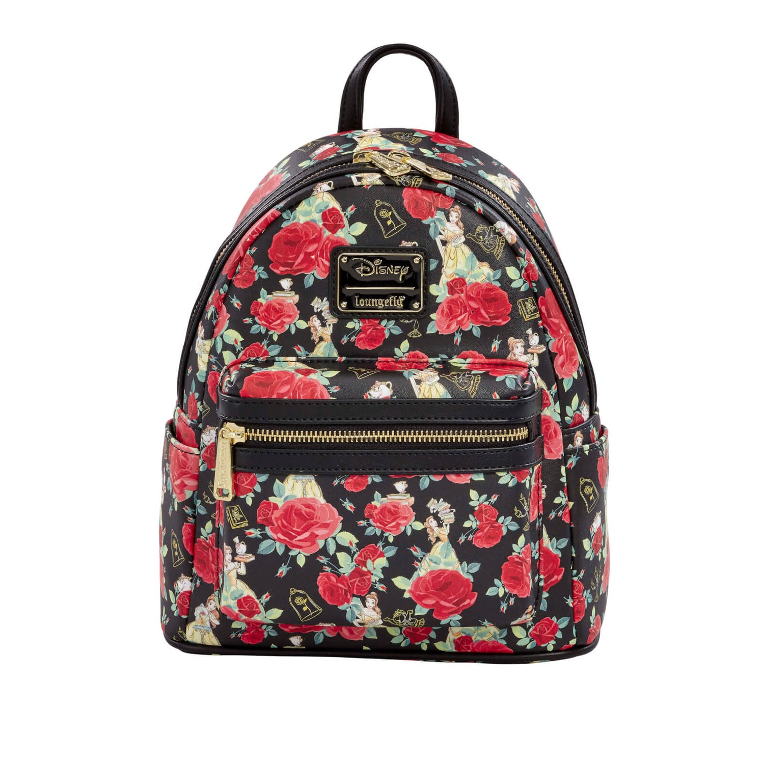 Mini backpack clearance with roses