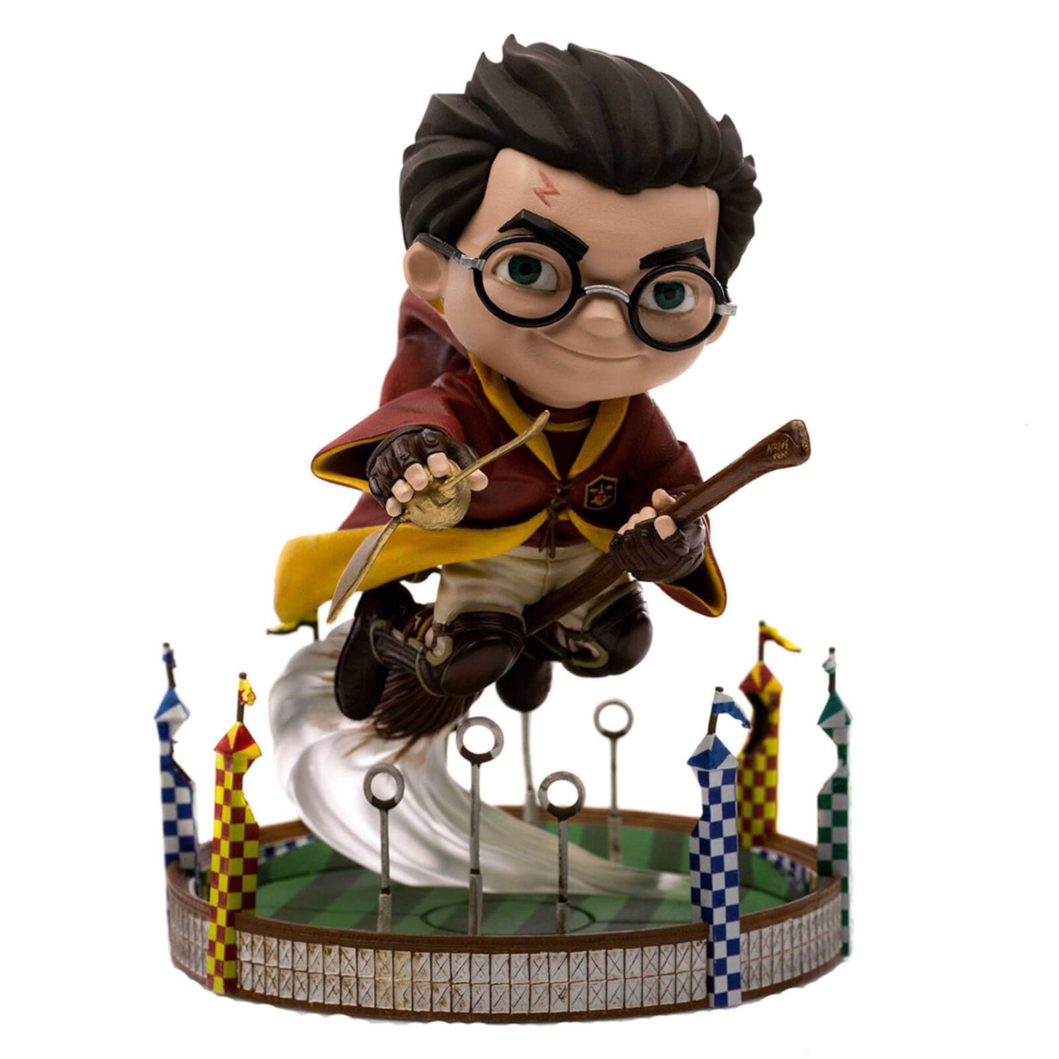 Iron Studios Harry Potter Mini Co. Illusion PVC Figure Harry Potter at the Quidditch Match 13 cm