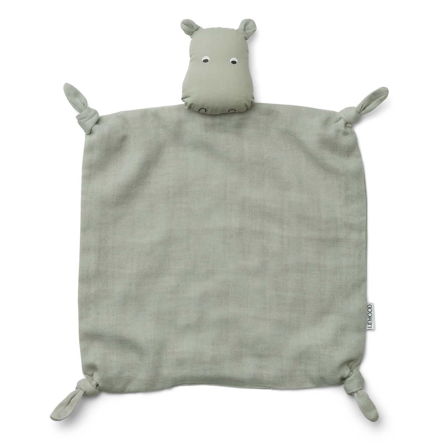Liewood Agnete Baby Cuddle Cloth - Hippo Dove Blue
