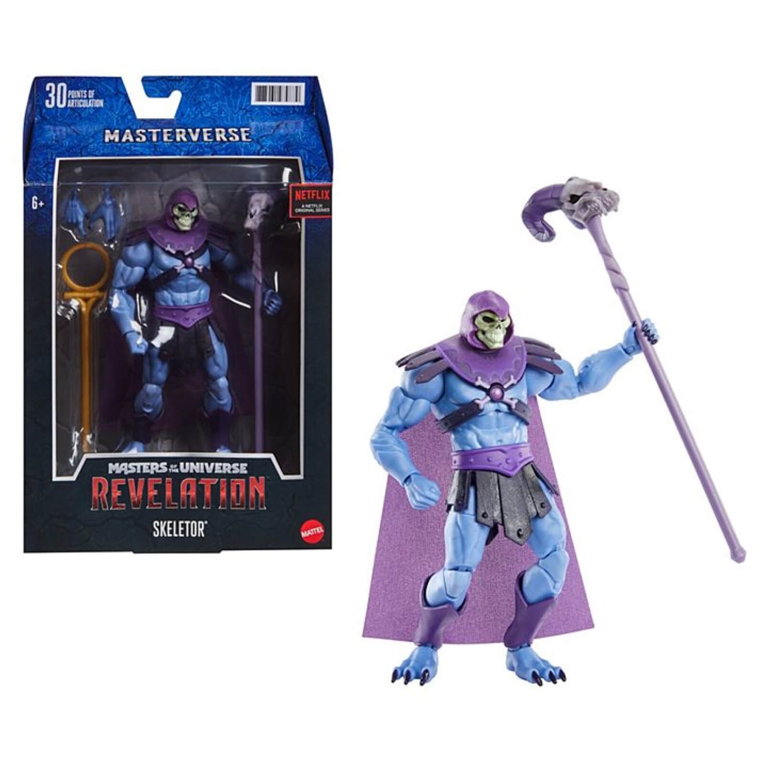 Mattel Masterverse Masters Of The Universe Revelation He-man And Skeletor!