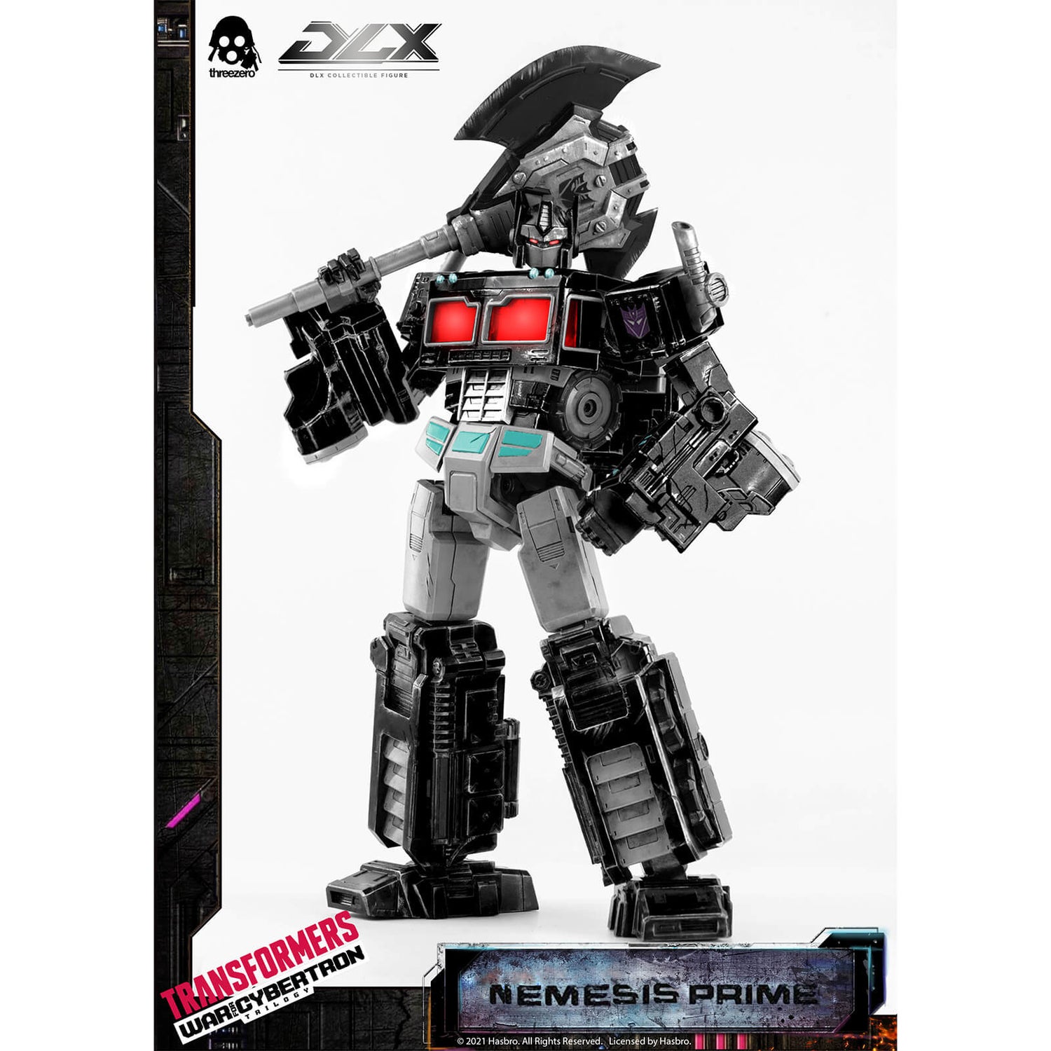 ThreeZero Transformers: Krieg für Cybertron DLX Sammelfigur - Nemesis Prime