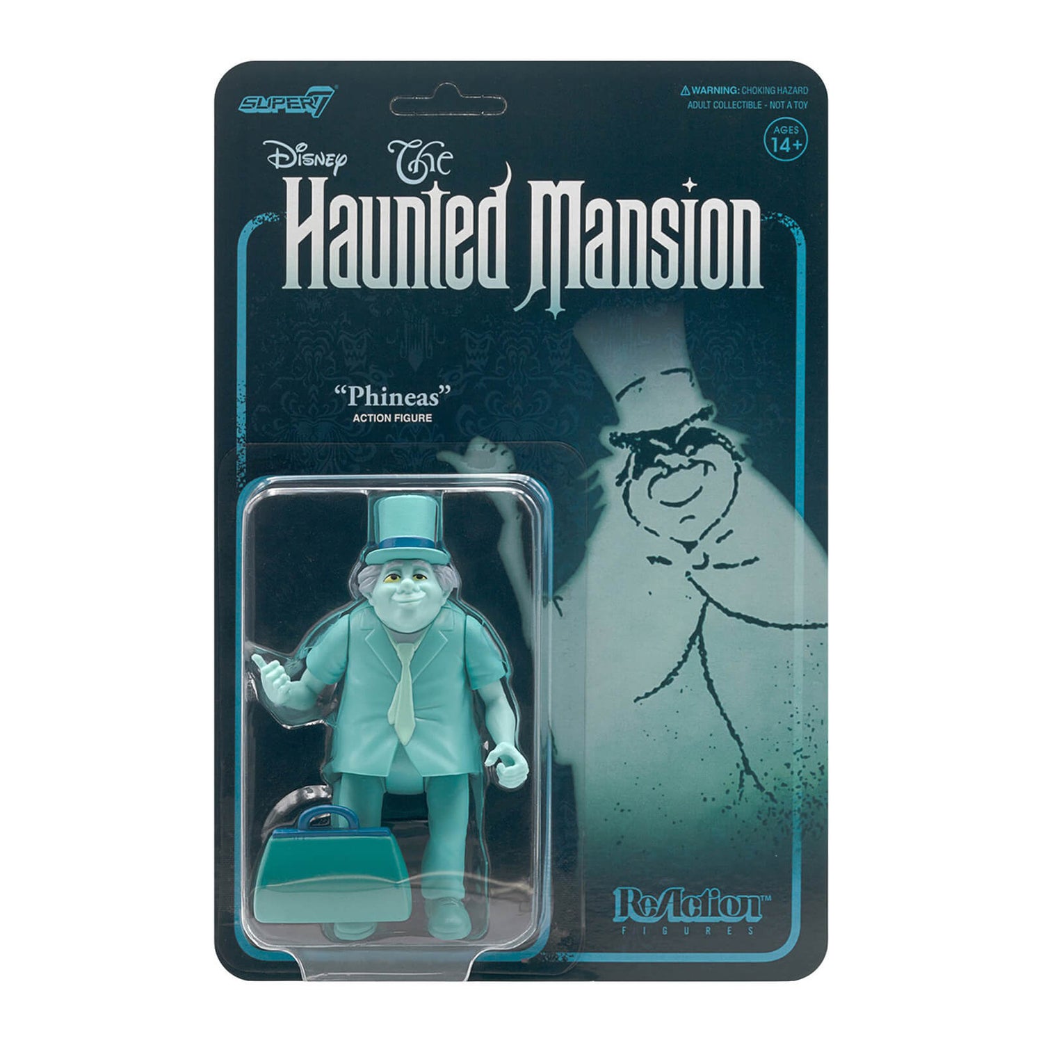 Super7 The Haunted Mansion ReAction Figure - Phineas