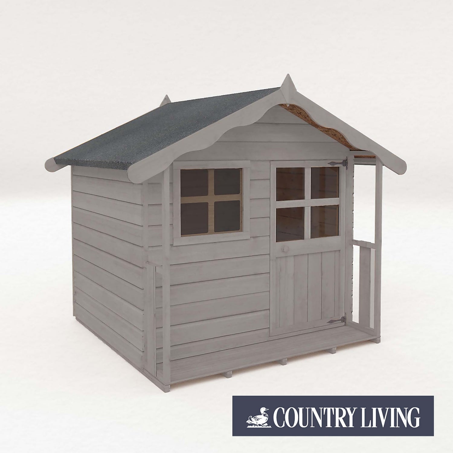 Country Living 5 x 5ft Wellow Playhouse Painted Installation