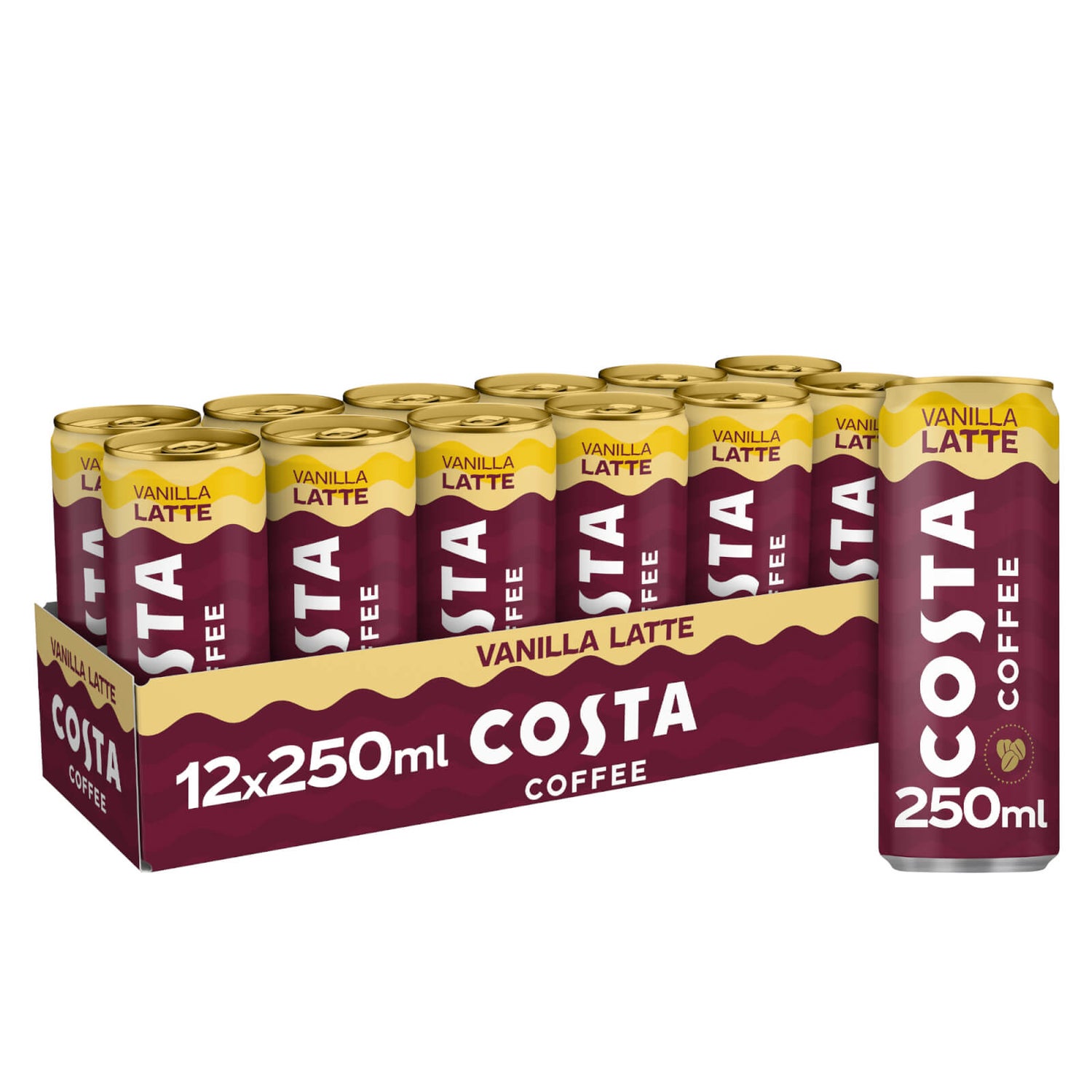 Costa Coffee Vanilla Latte 12 x 250ml