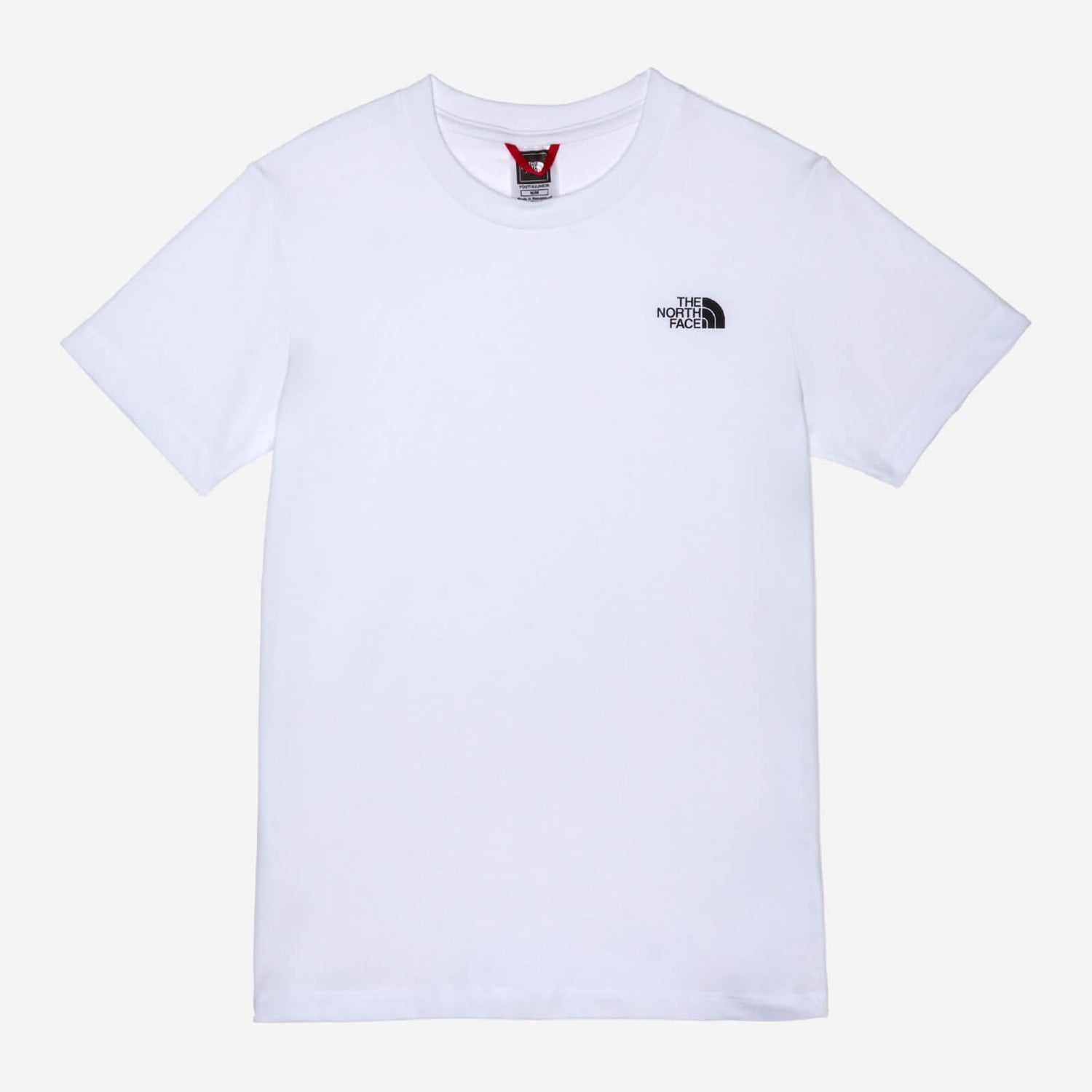 The North Face Boys' Youth Short Sleeve Simple Dome Tee - White - 7-8 Years