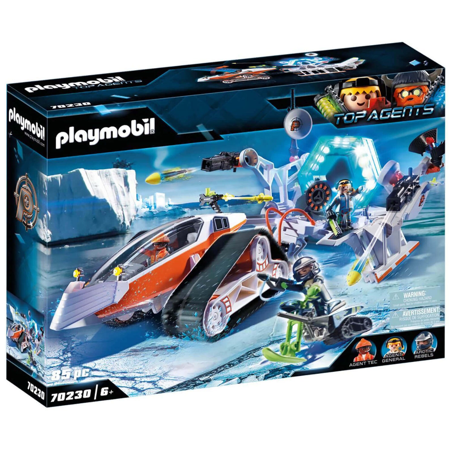 Playmobil Top Agents V Spy Team Command Sled (70230)