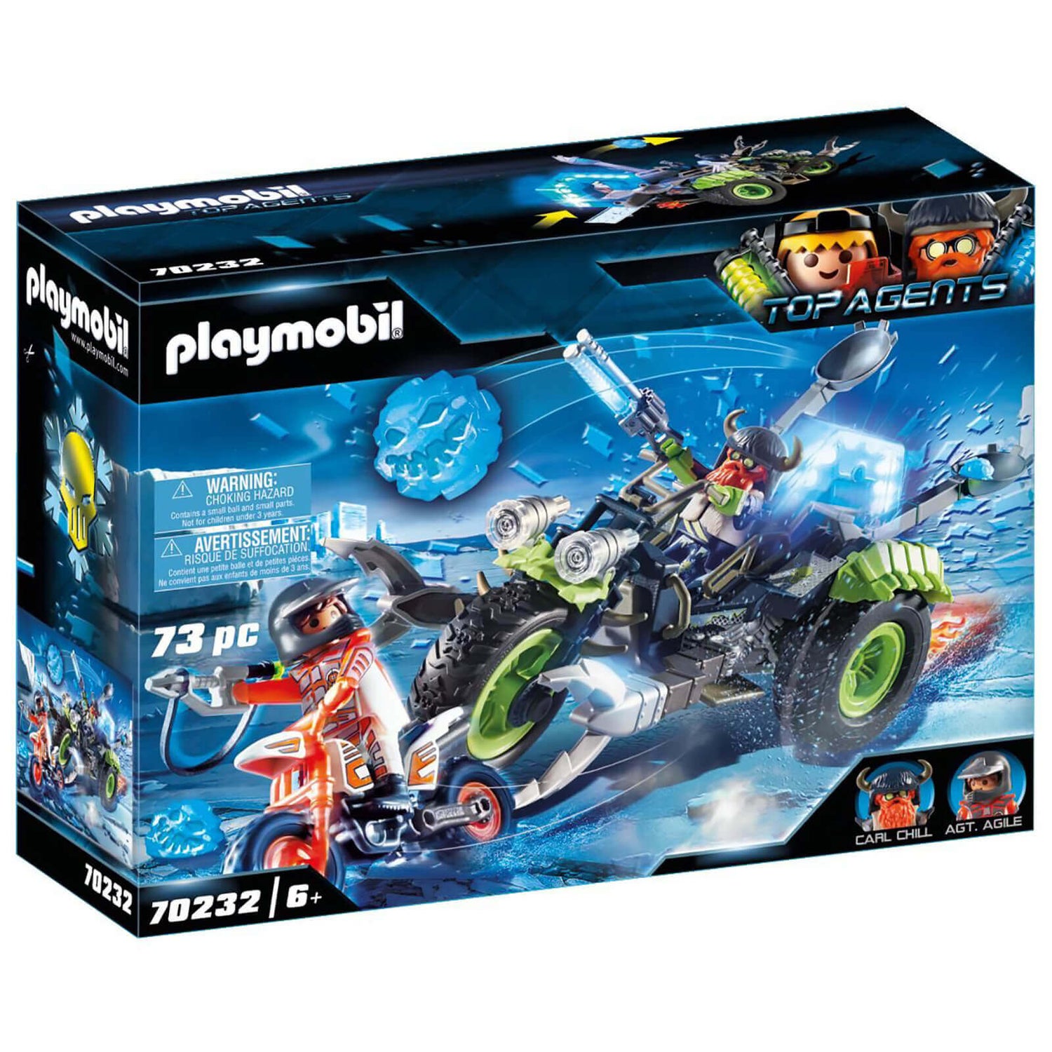 Playmobil Top Agents V Arctic Rebels Ice Trike (70232)