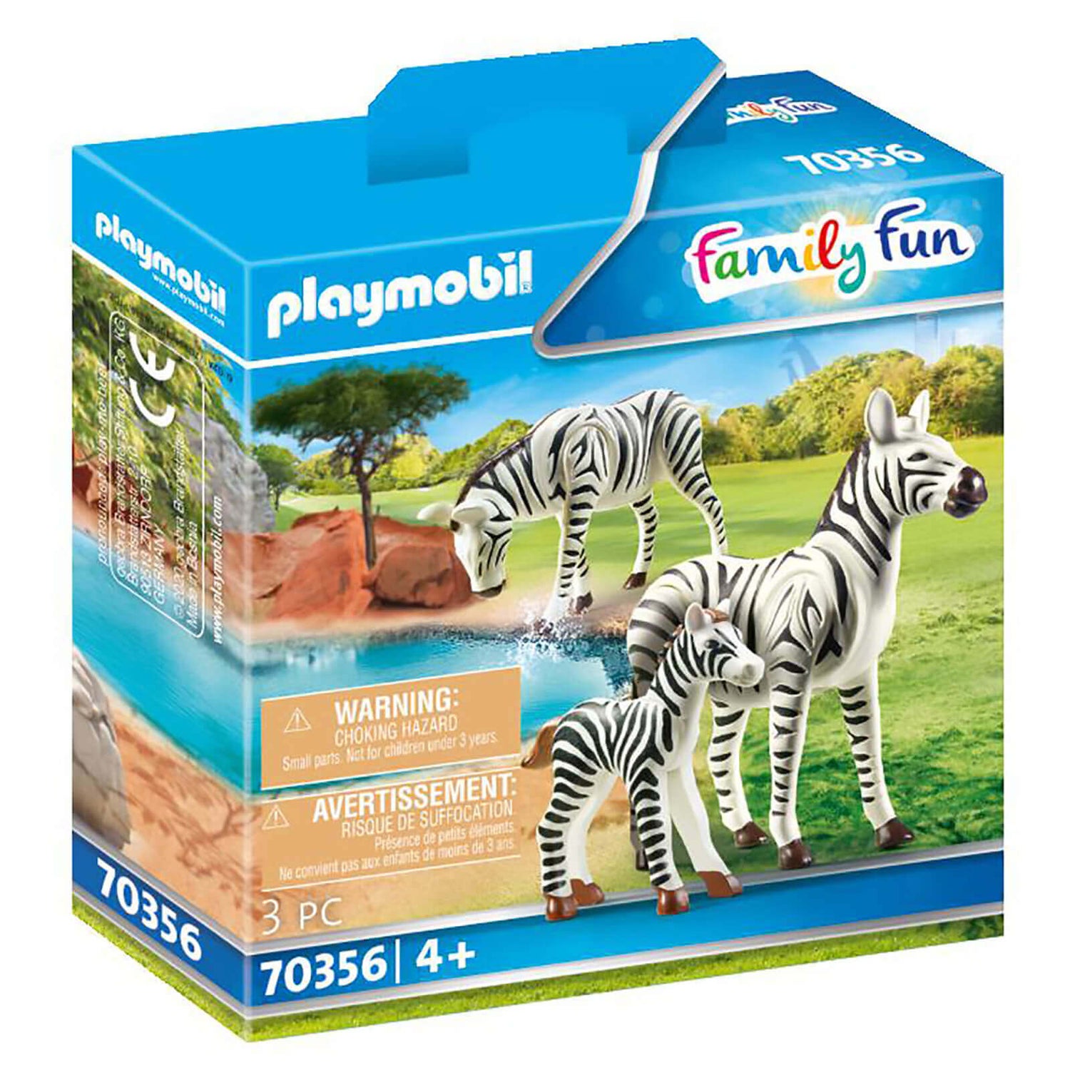 Playmobil Family Fun Zebras mit Fohlen (70356)