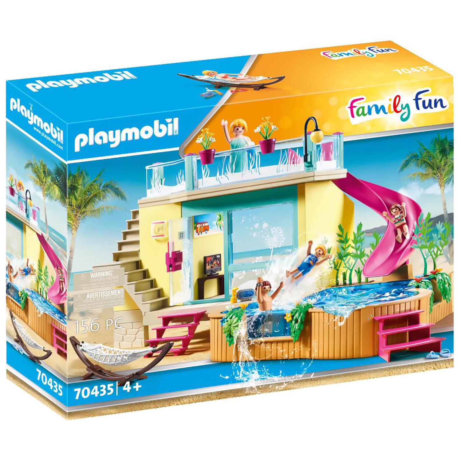 Playmobil Family Fun Beach Hotel Bungalow with Pool (70435)