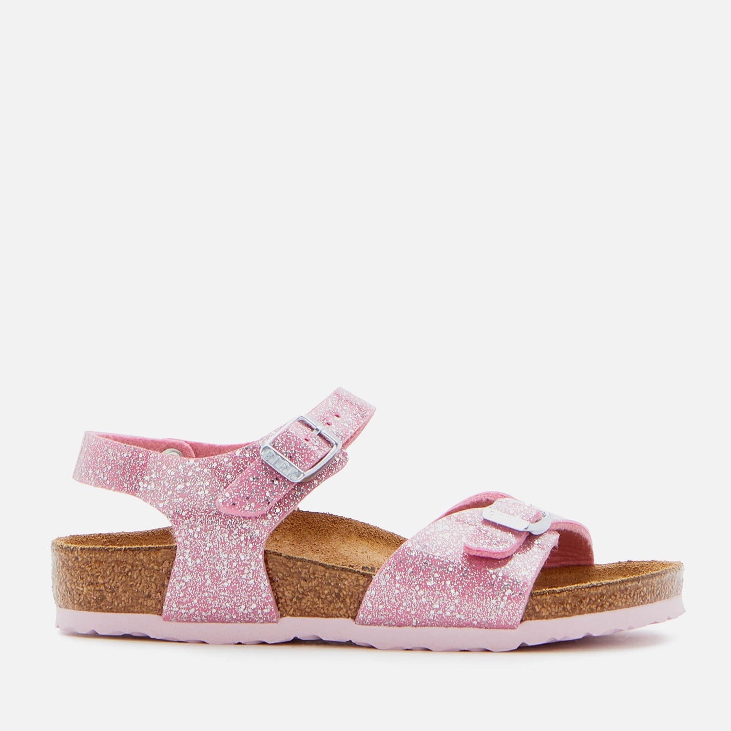 Birkenstock Rio Plain Sandals - Cosmic Sparkle Candy Pink