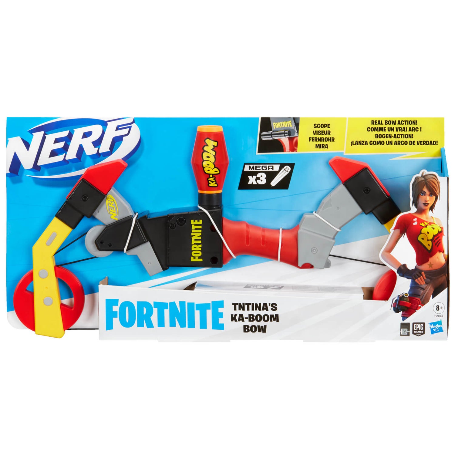 NERF Fortnite Ka Boom Bow Blaster Toys - Zavvi US