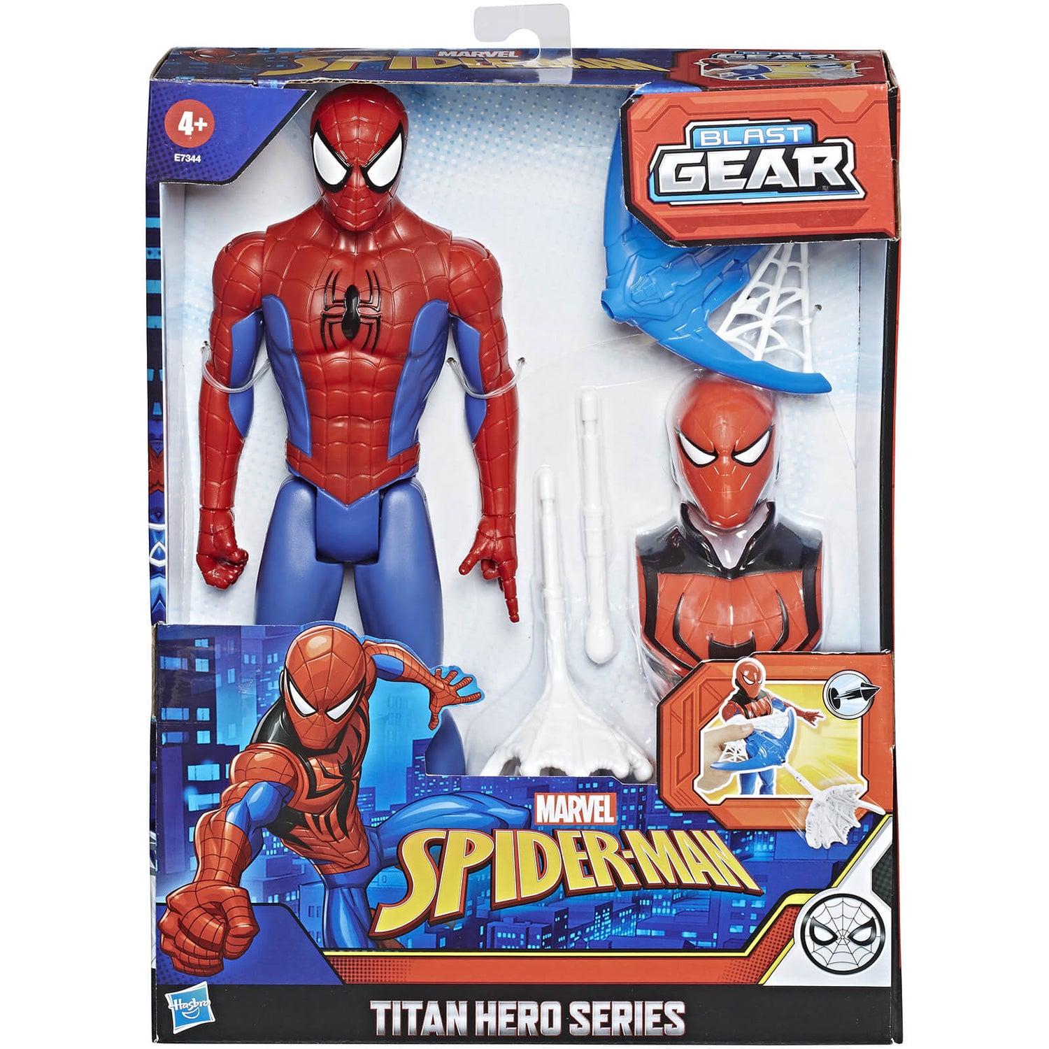Hasbro Marvel Titan Hero - Blast Gear Spiderman Action Figure
