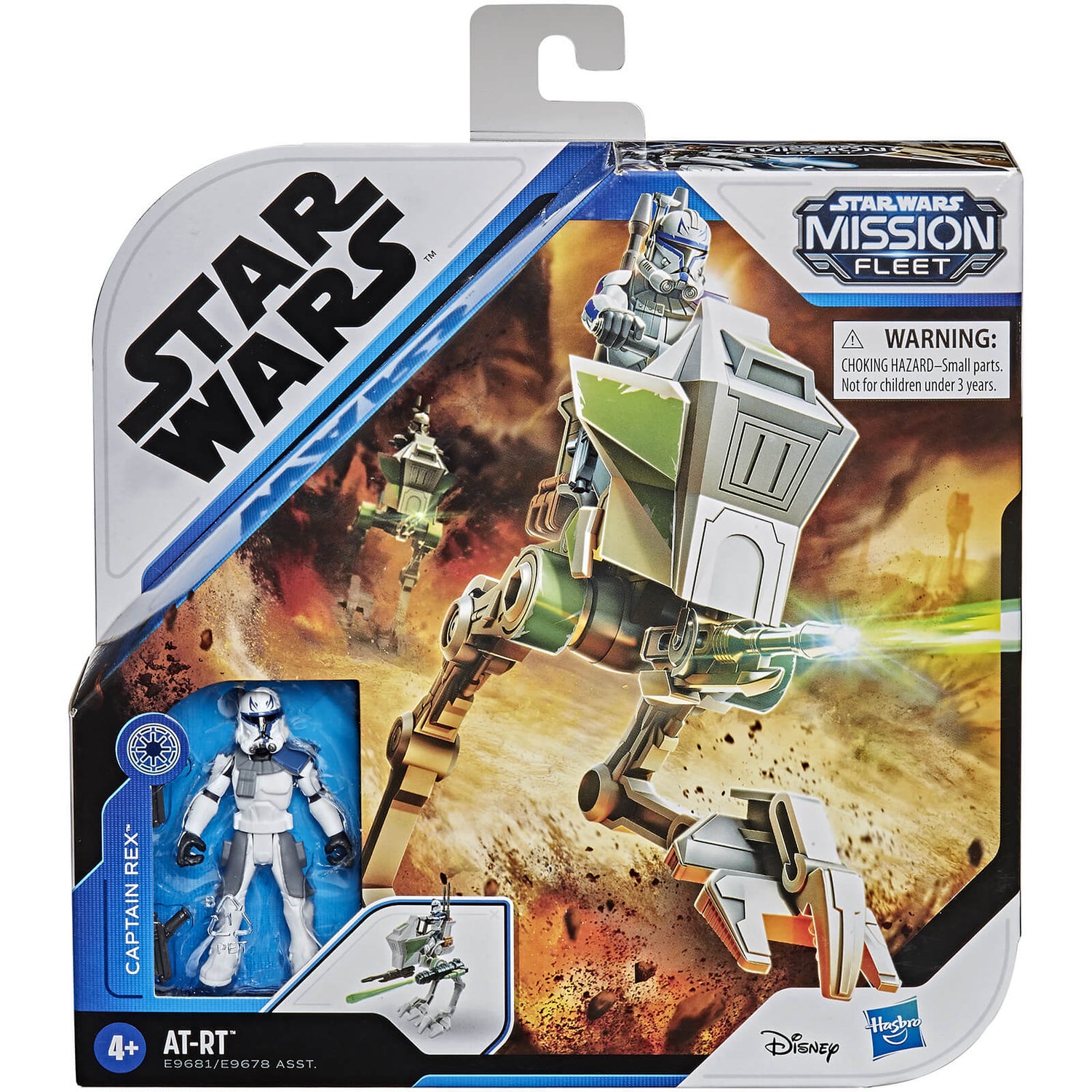 Hasbro Star Wars Mission Flottenkapitän Rex Klon Actionfigur