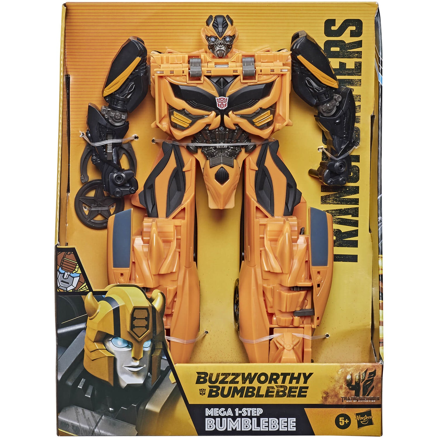 Hasbro Transformers Age of Extinction Mega One Step Bumble Bee