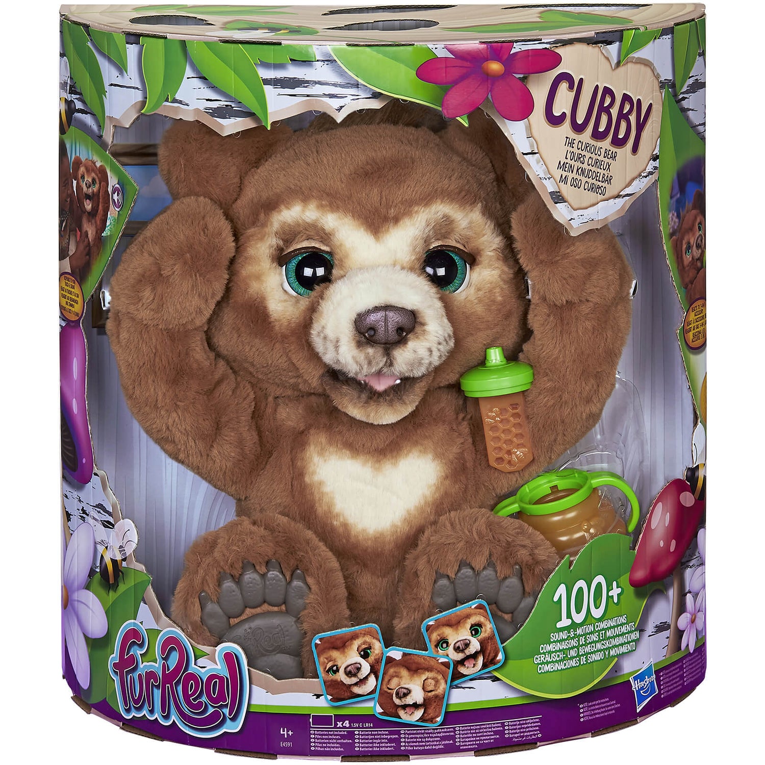 Hasbro furReal - Cubby the Curious Bear Interactive Plush Toy