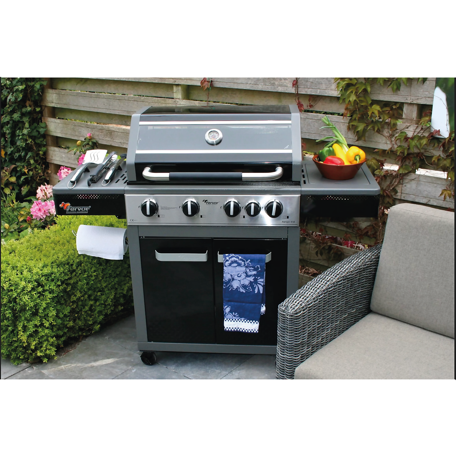 Oootlet Outlet Fervor Ranger 410 4 Burner Gas BBQ
