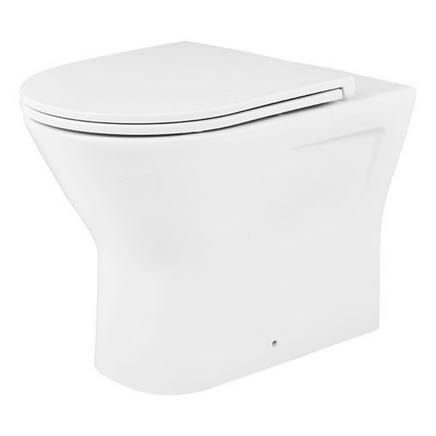 Falcon White Toilet Seat for Comfort Height Toilets