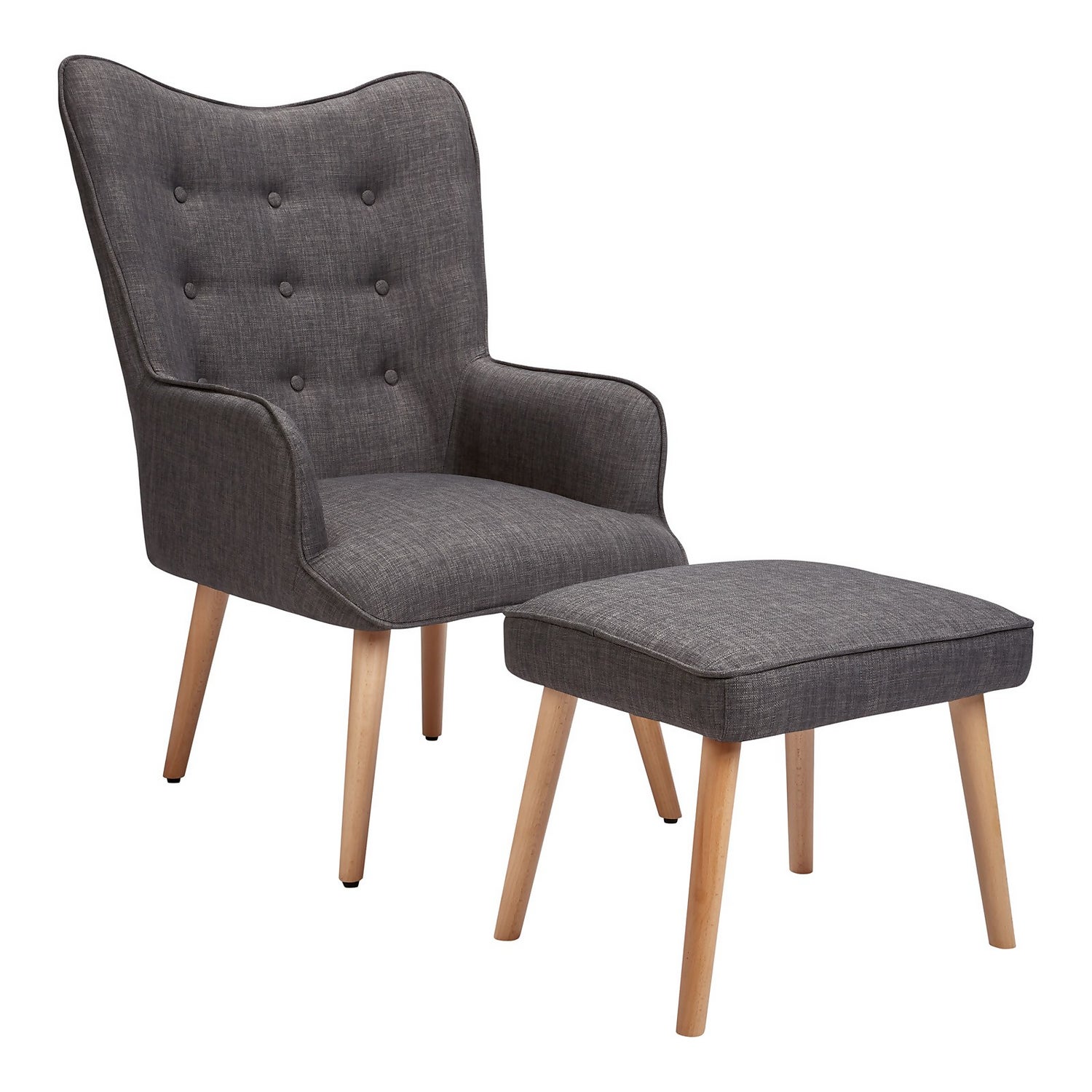 Leon chair shop and footstool