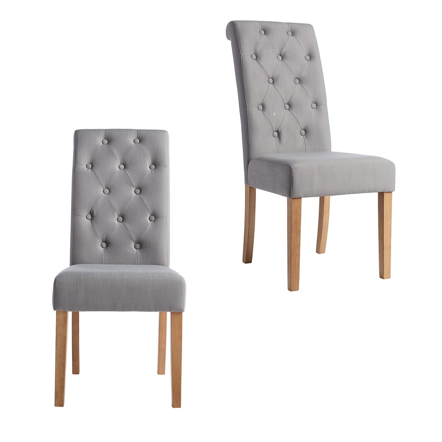 Charterhouse Dining Chair Set of 2 Grey
