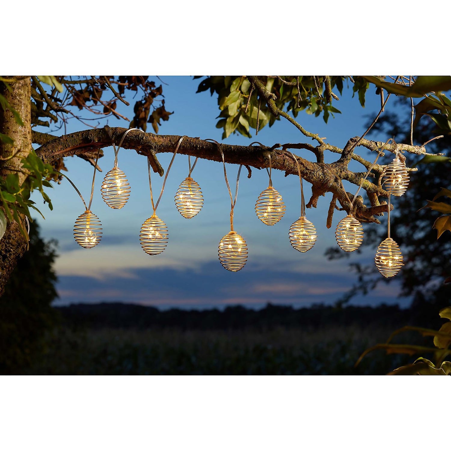 Solar shop powered spiralight