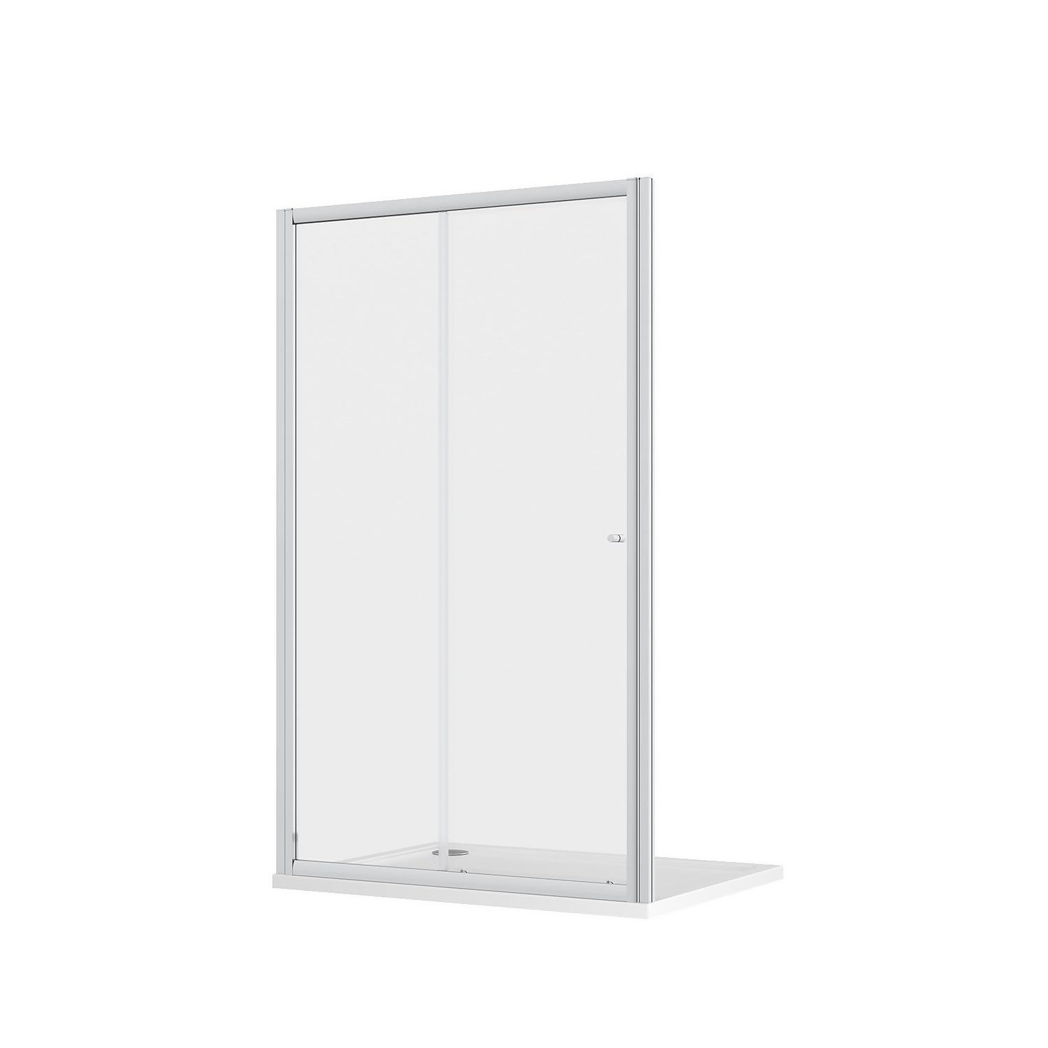 Bathstore Gleam Sliding Shower Door 1100mm 6mm Glass Homebase