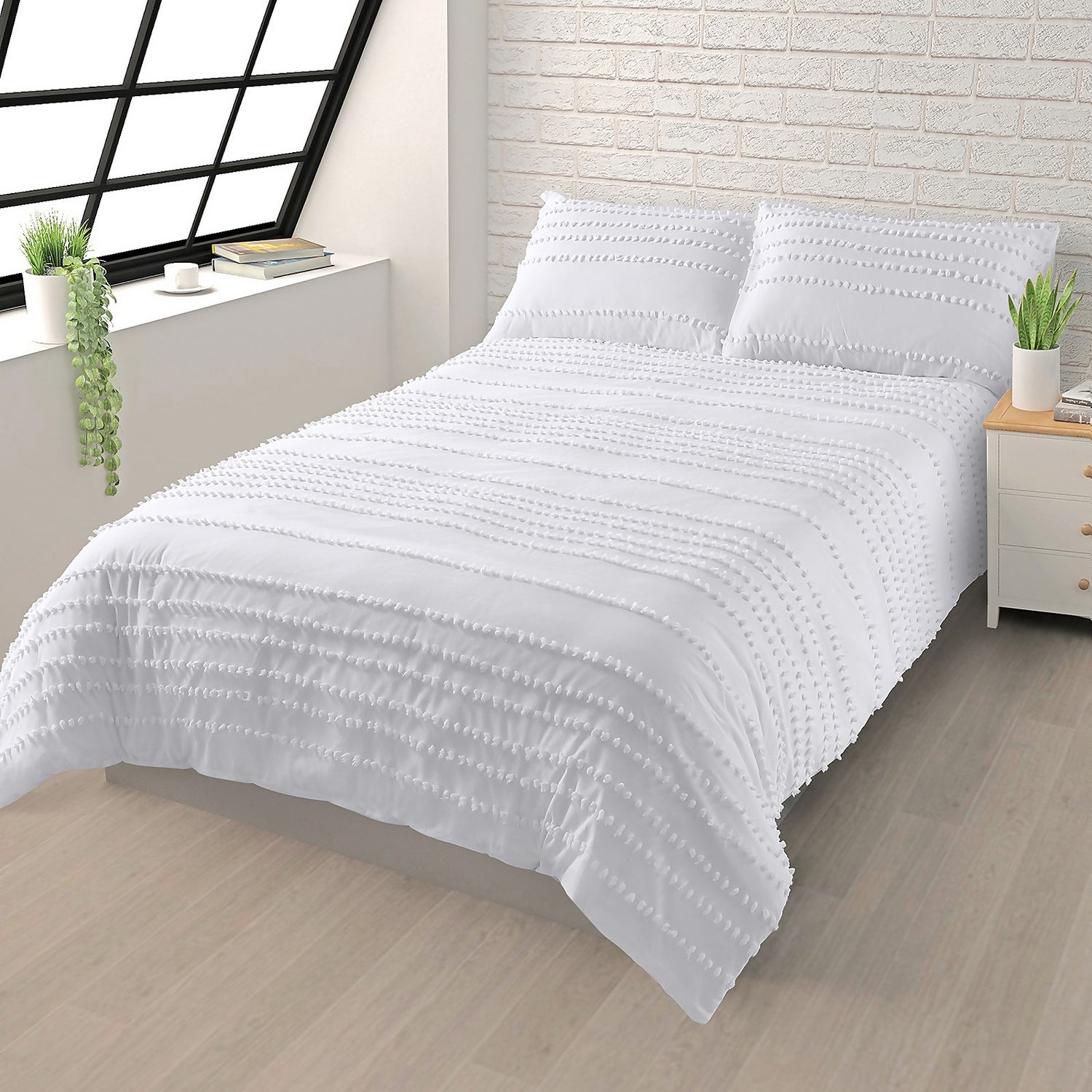 Tufted bed set clearance king