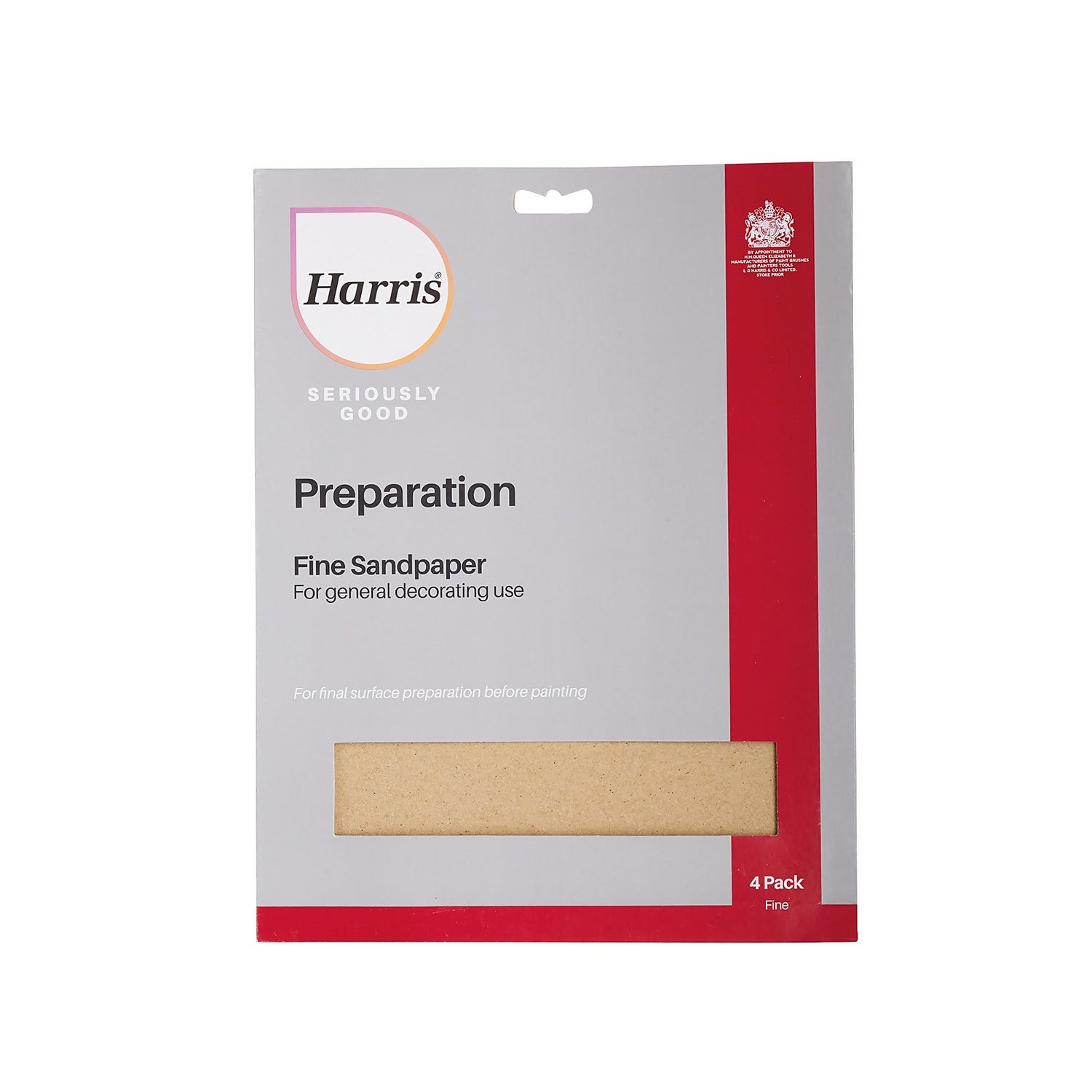 Fine sandpaper top