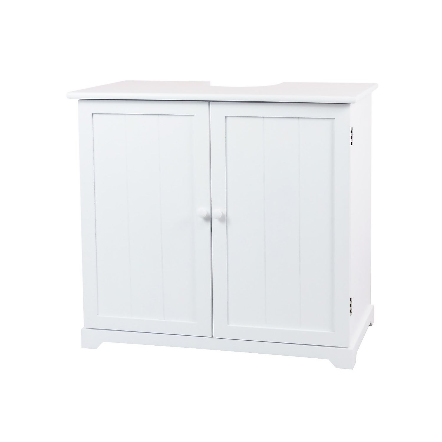 Priano 2 Door Under Sink Cabinet Bathroom Cupboard Storage Unit, Grey
