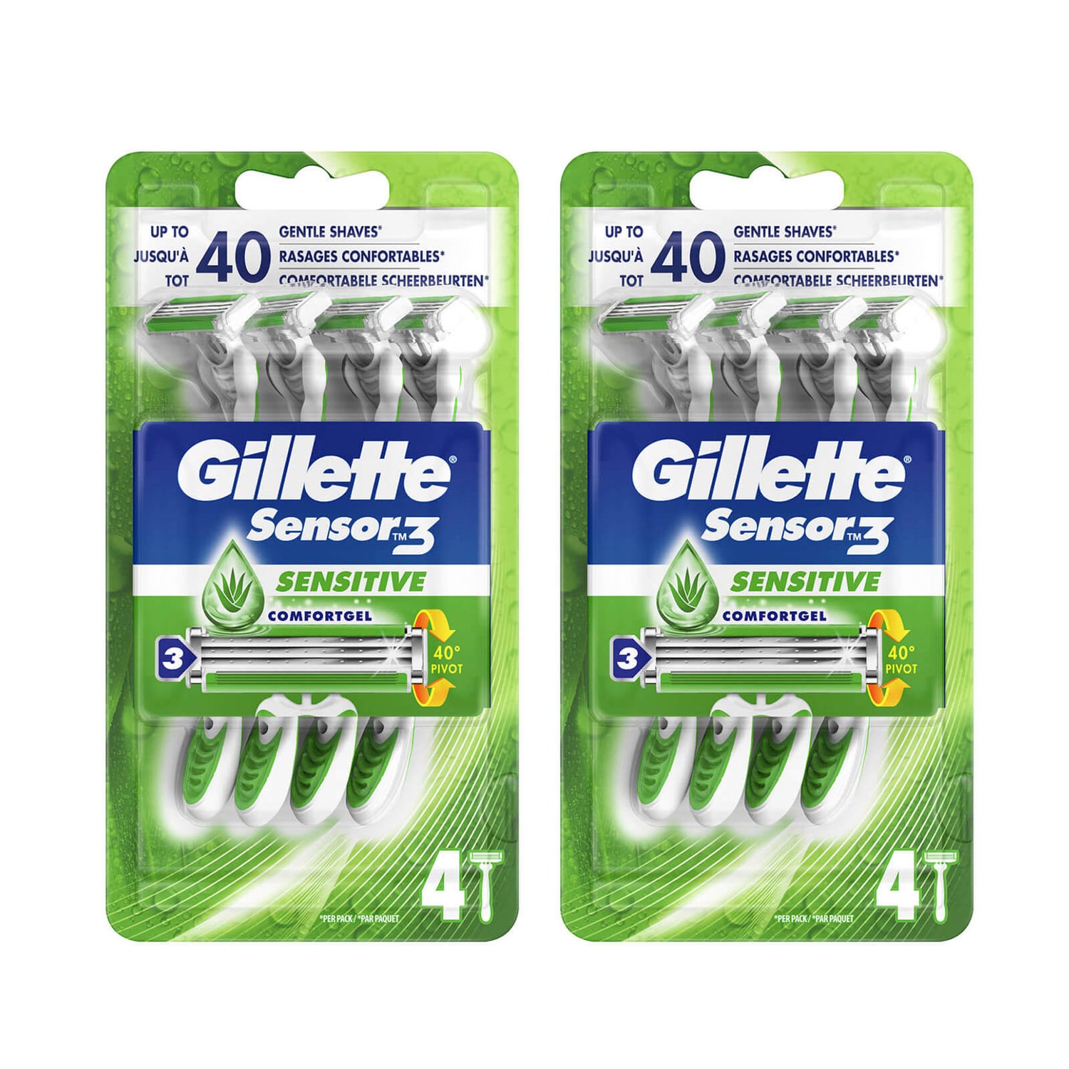 Gillette Sensor3 Sensitive Disposable Razors