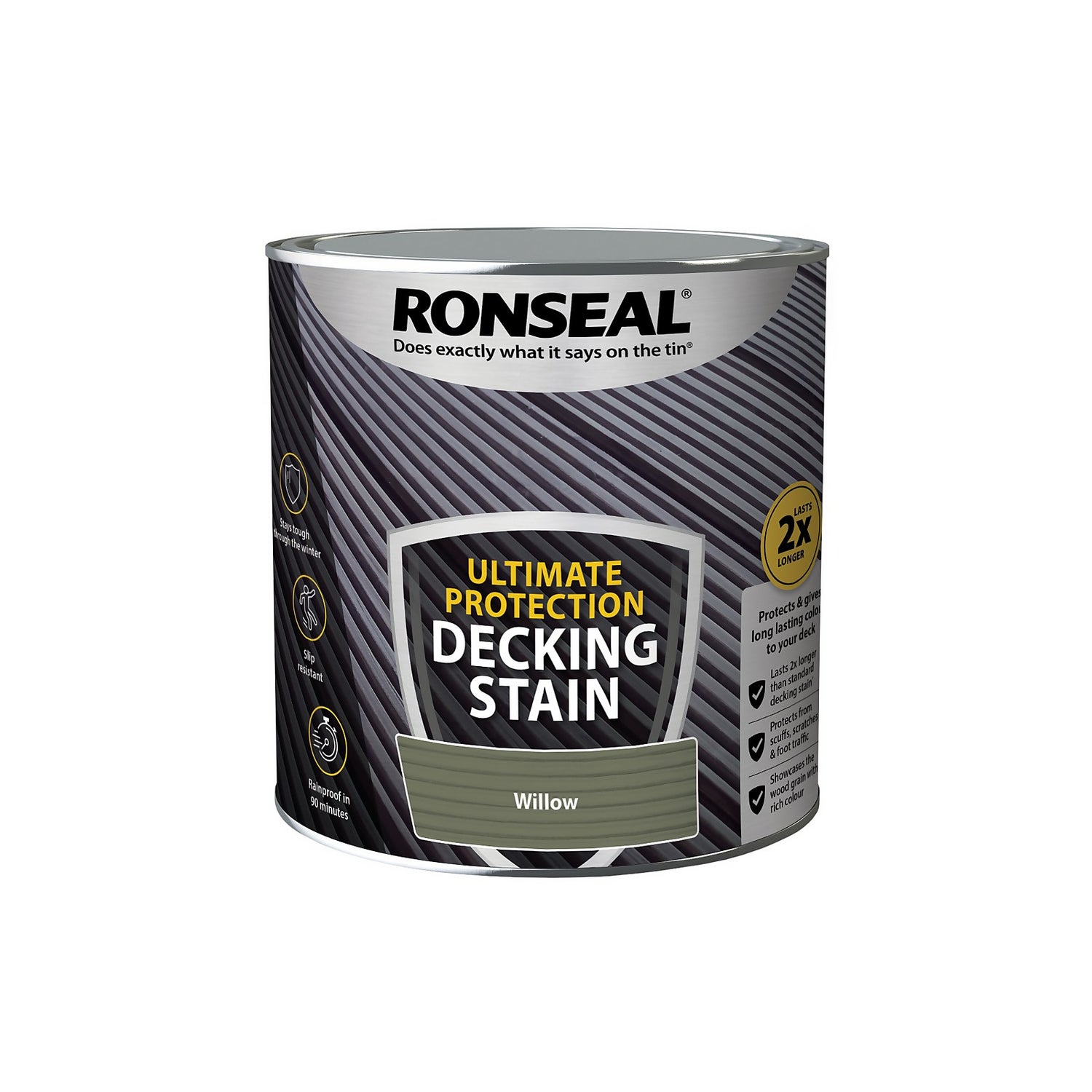 Ronseal Ultimate Protection Decking Stain Willow 2 5l Homebase
