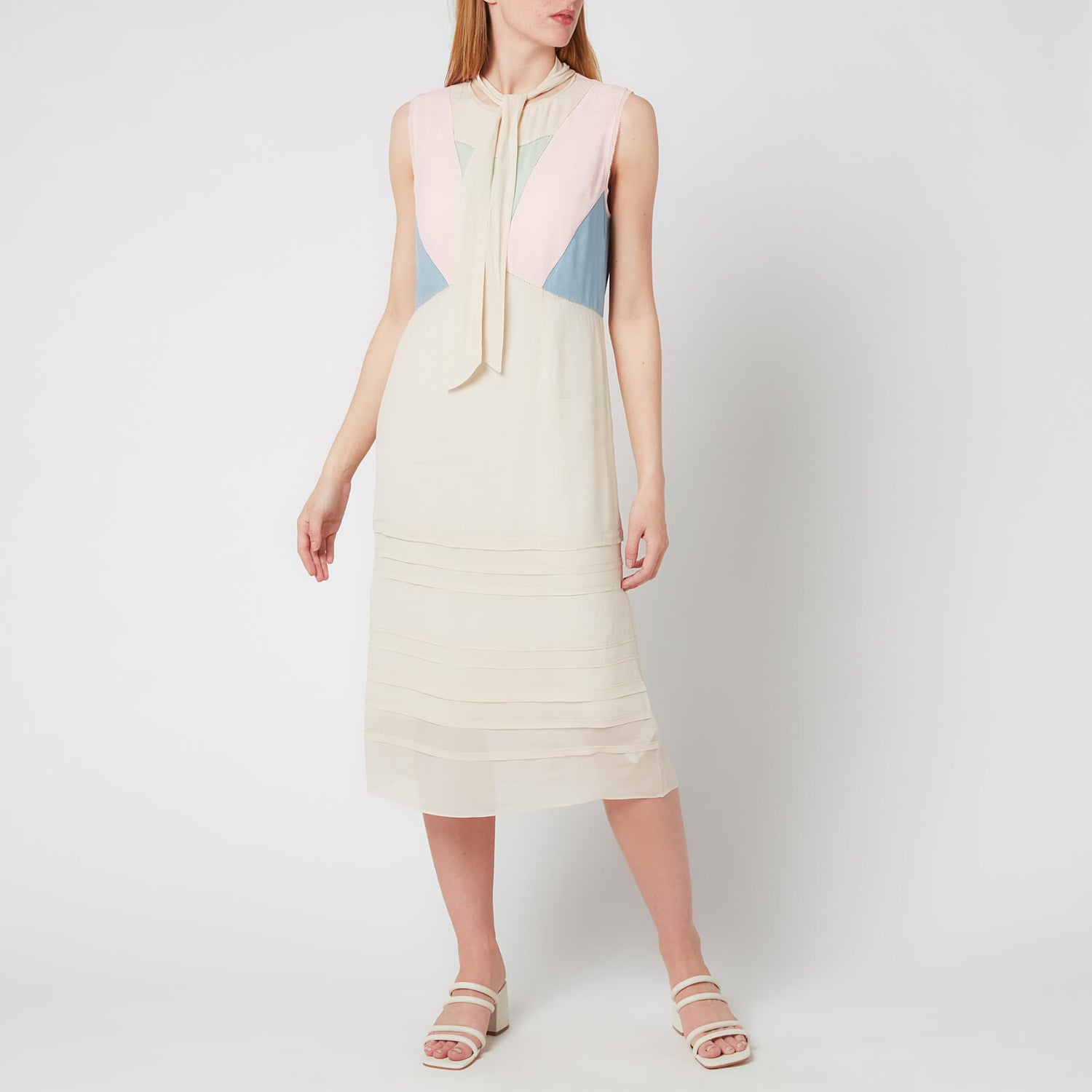 Coach Women's Paint By Numbers Dress - Pale Yellow - US 4/UK 8