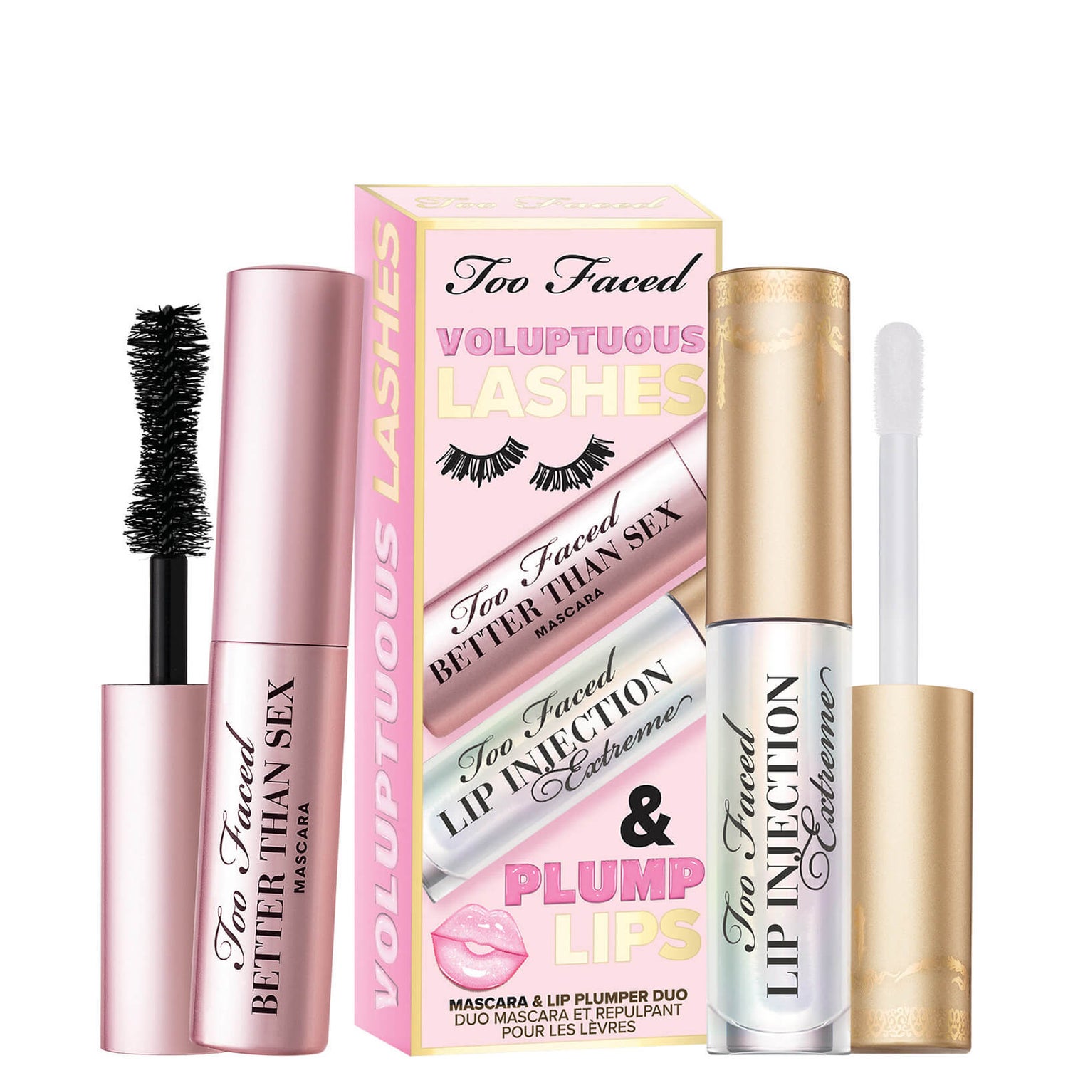 Too Faced Exclusive Limited Edition Voluptuous Lashes and Plump Lips Set
