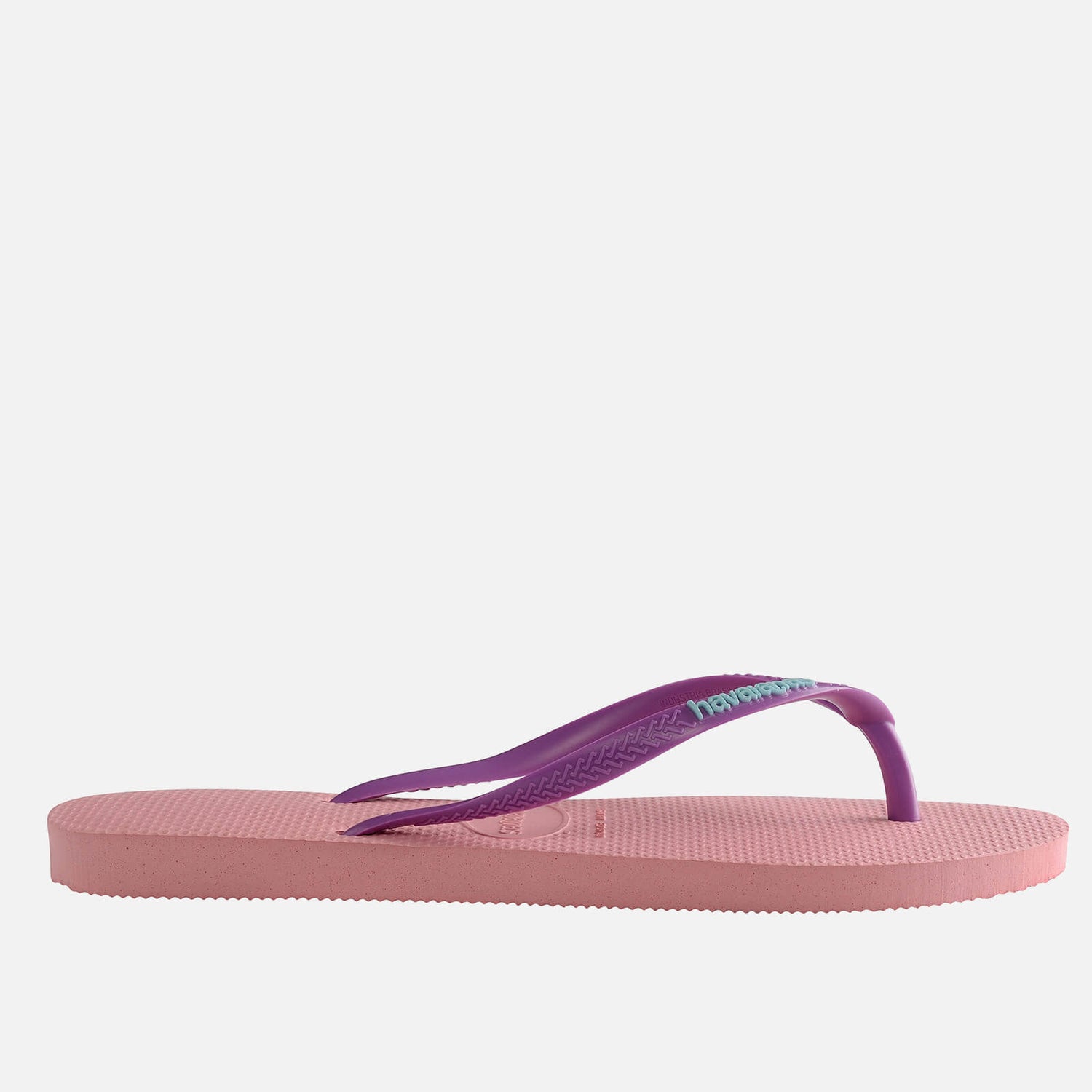 Havaianas Women's Slim Logo Flip Flops - Macaron Pink
