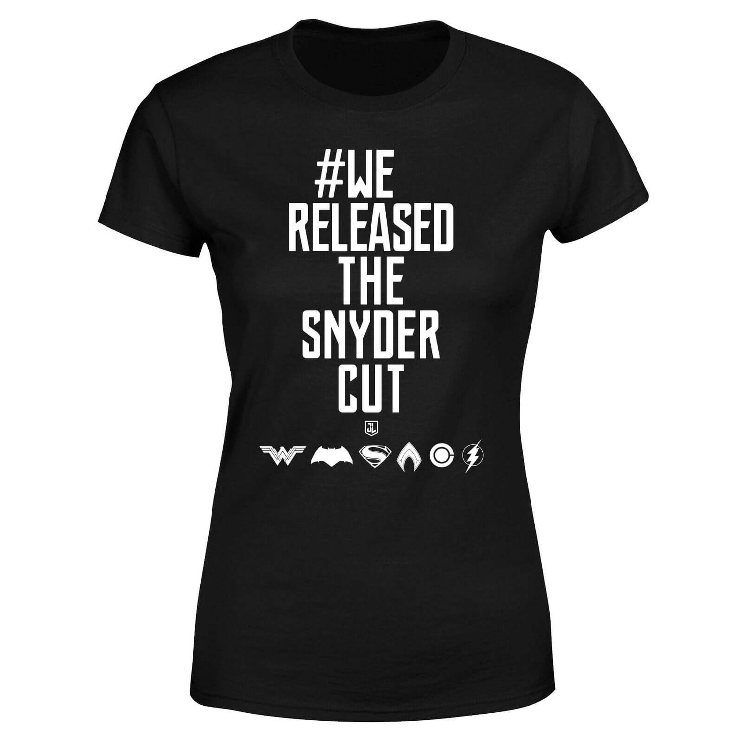 Justice League We Released The Snyder Cut Women's T-Shirt - Black