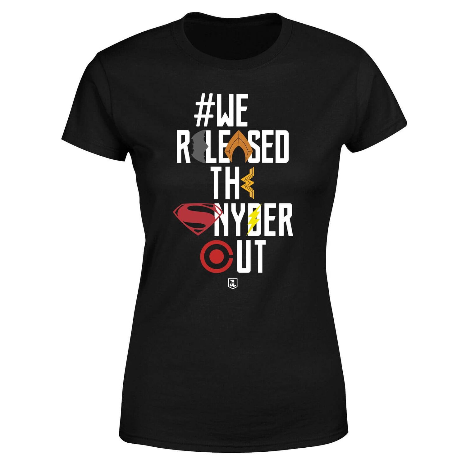 Justice League We Released The Snyder Cut Icons Women's T-Shirt - Black