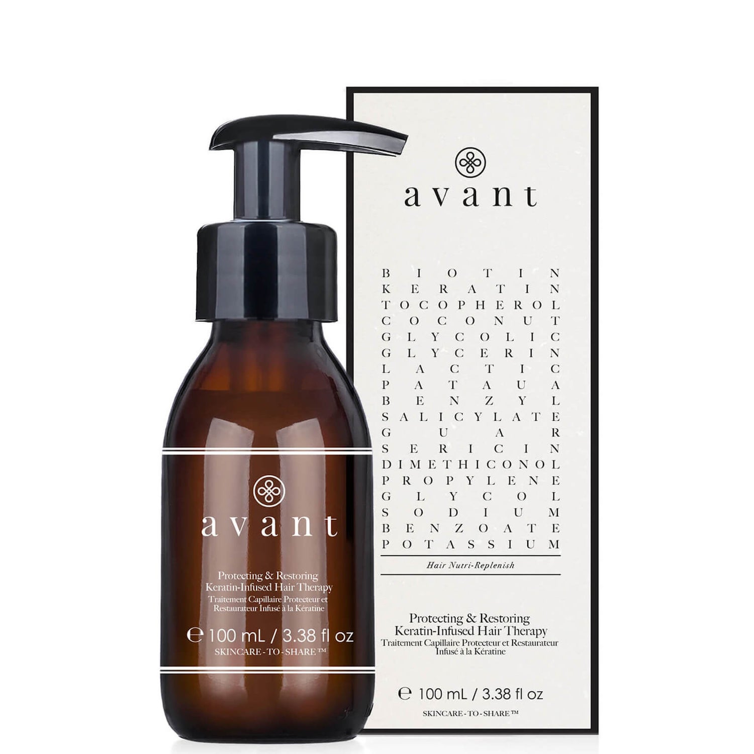 Avant Skincare Protecting Restoring Keratin Infused Hair Therapy 100ml Lookfantastic UAE