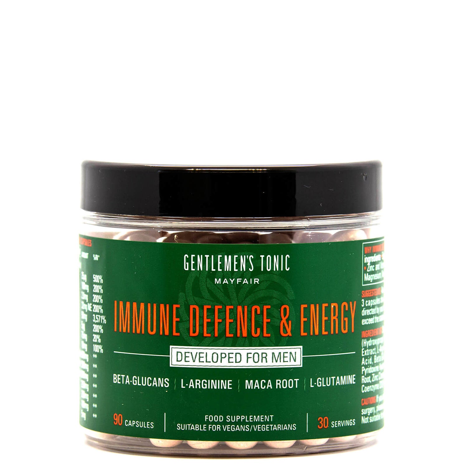 Supplements Immune Defence e Energy Tonic Gentlemen's Tonic 85g