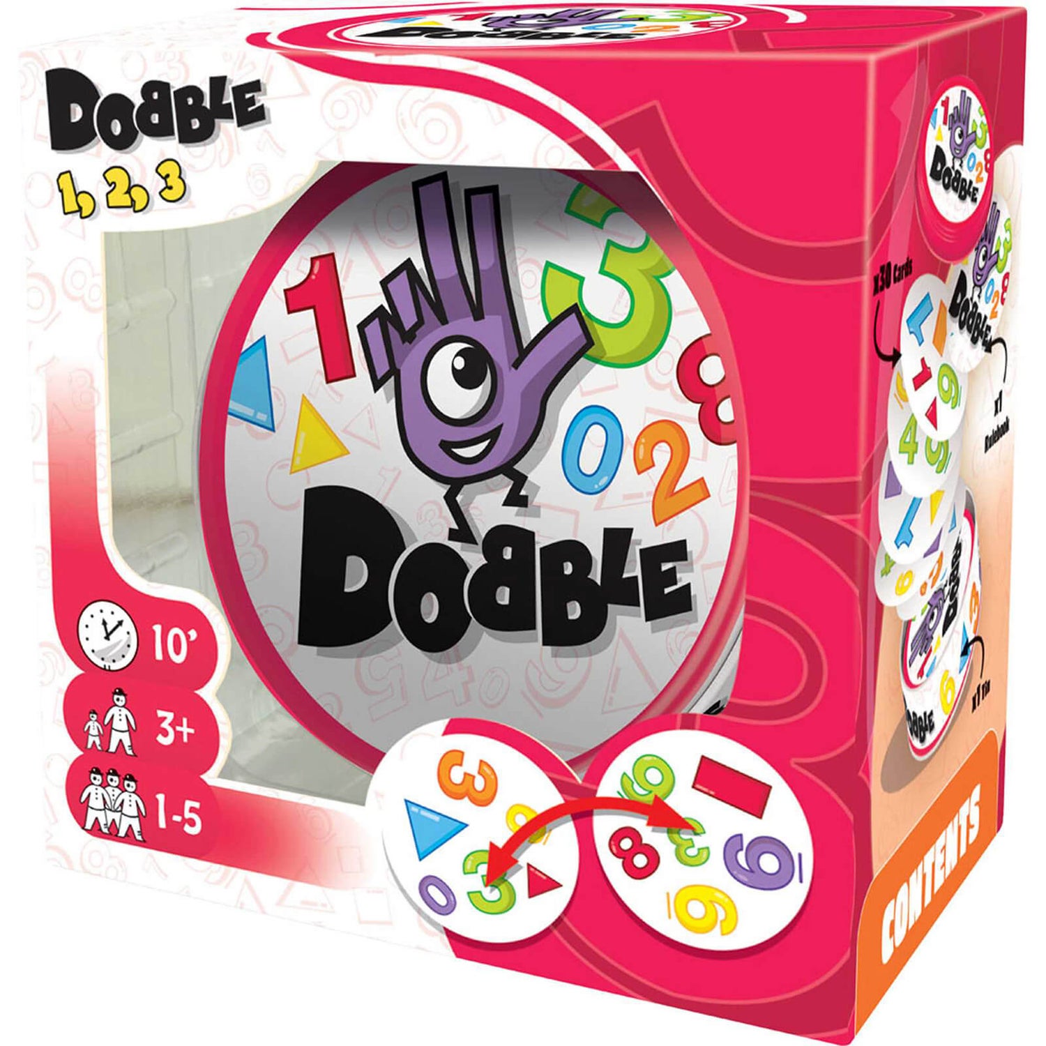 Dobble Kartenspiel - 123 Edition
