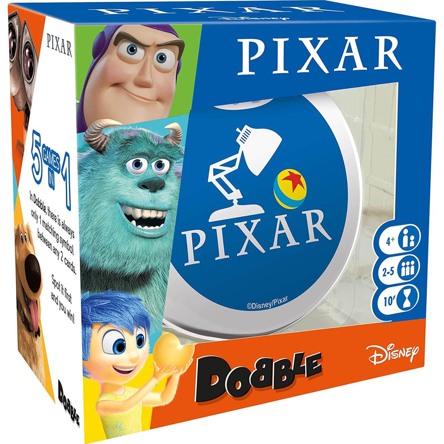 Jeu de cartes Dobble - Édition Pixar