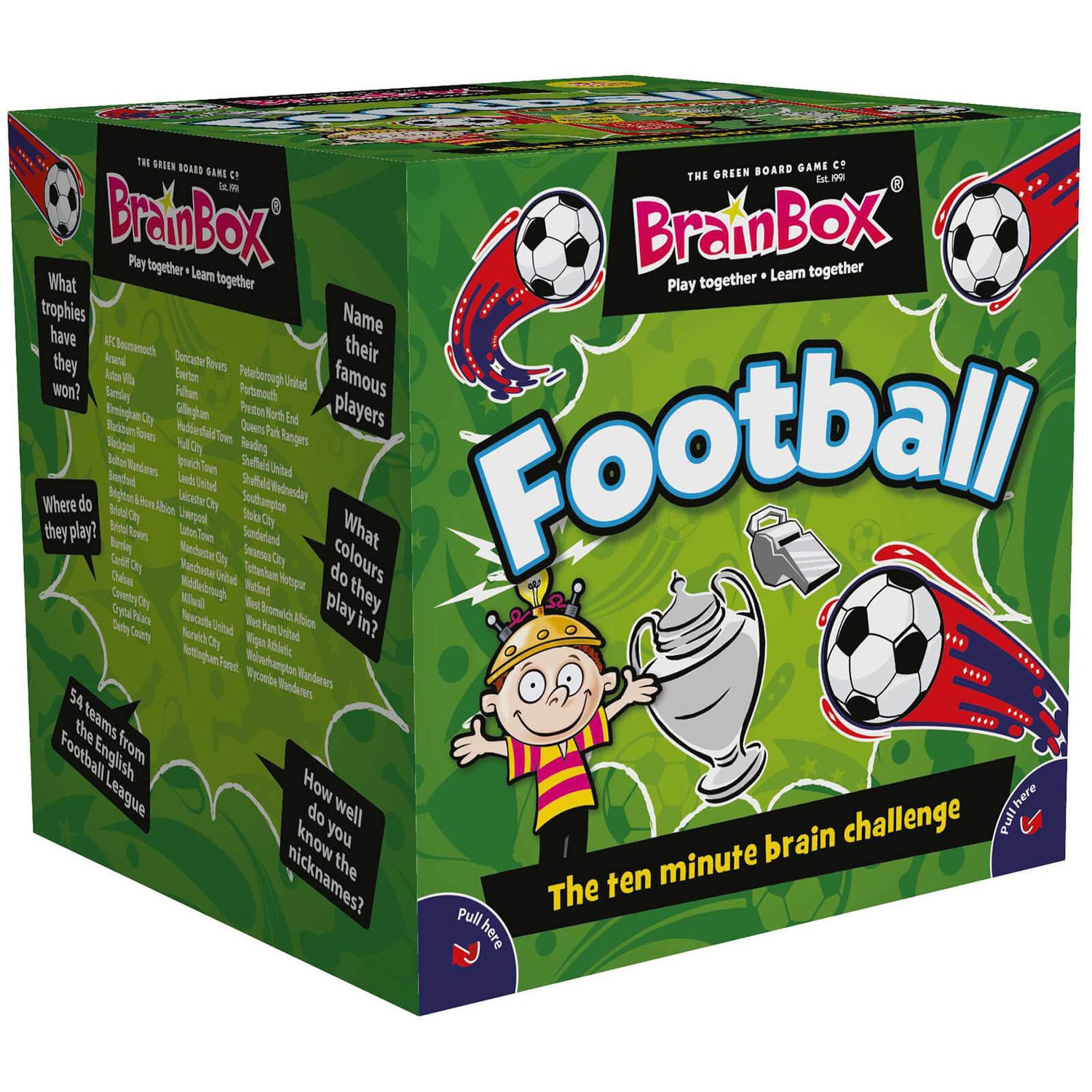 BrainBox Kartenspiel - Fußball Edition Refresh (55 Karten)