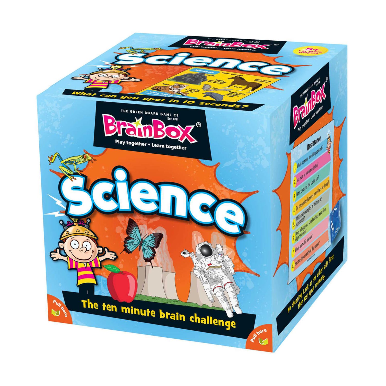 Jeu de carte BrainBox - Édition Science (55 cartes)