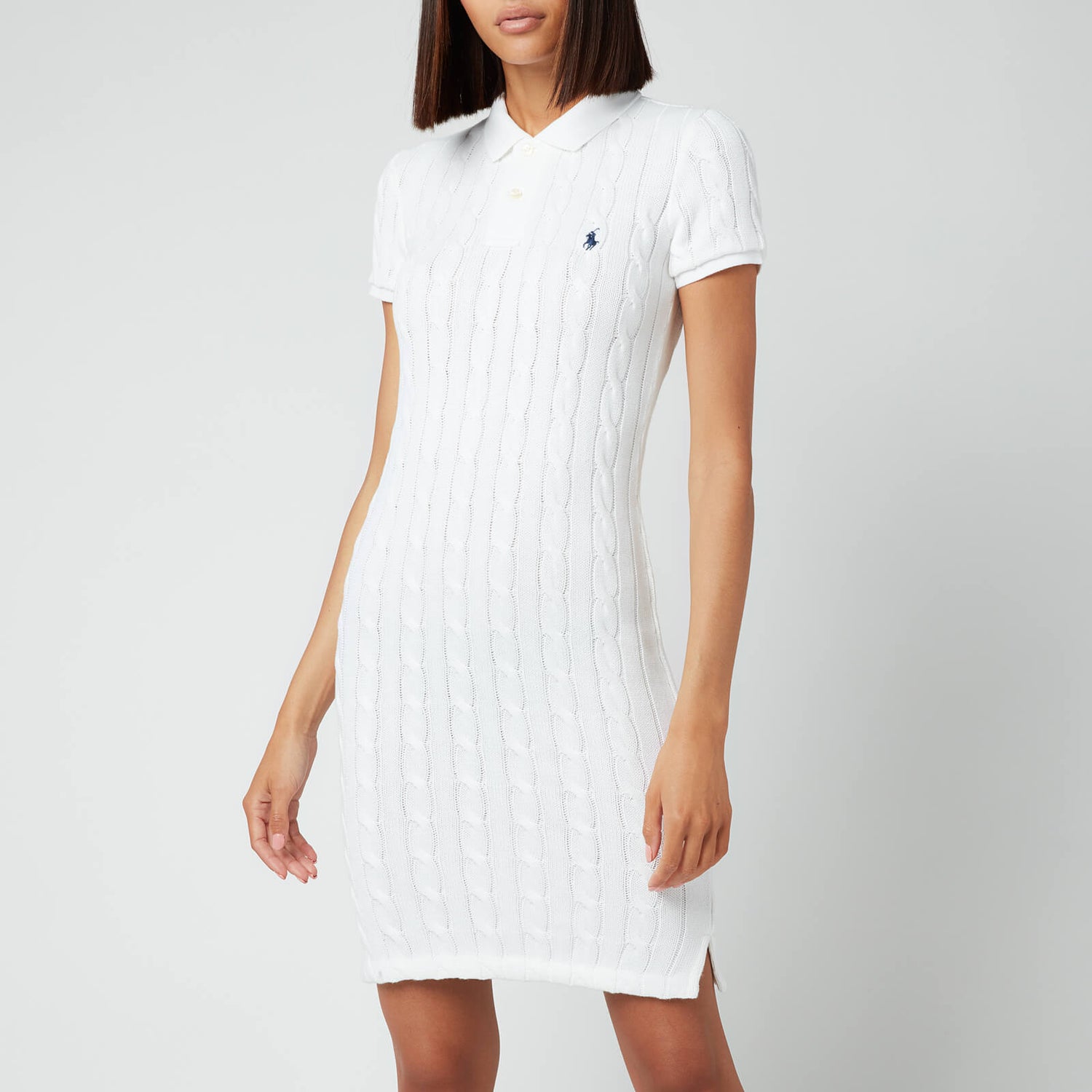 Polo Ralph Lauren Women's Polo T-Shirt Midi Dress - White