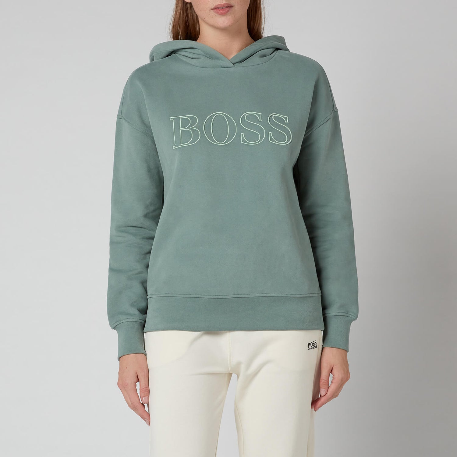 BOSS Women's Efessa Hoodie - Light/Pastel Green