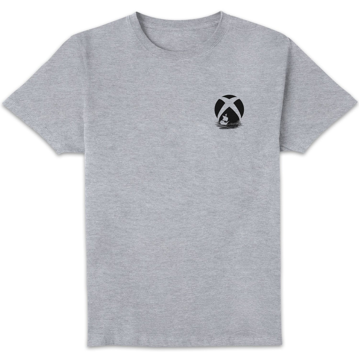 Sea Of Thieves Pocket Print Unisex T-Shirt - Grey