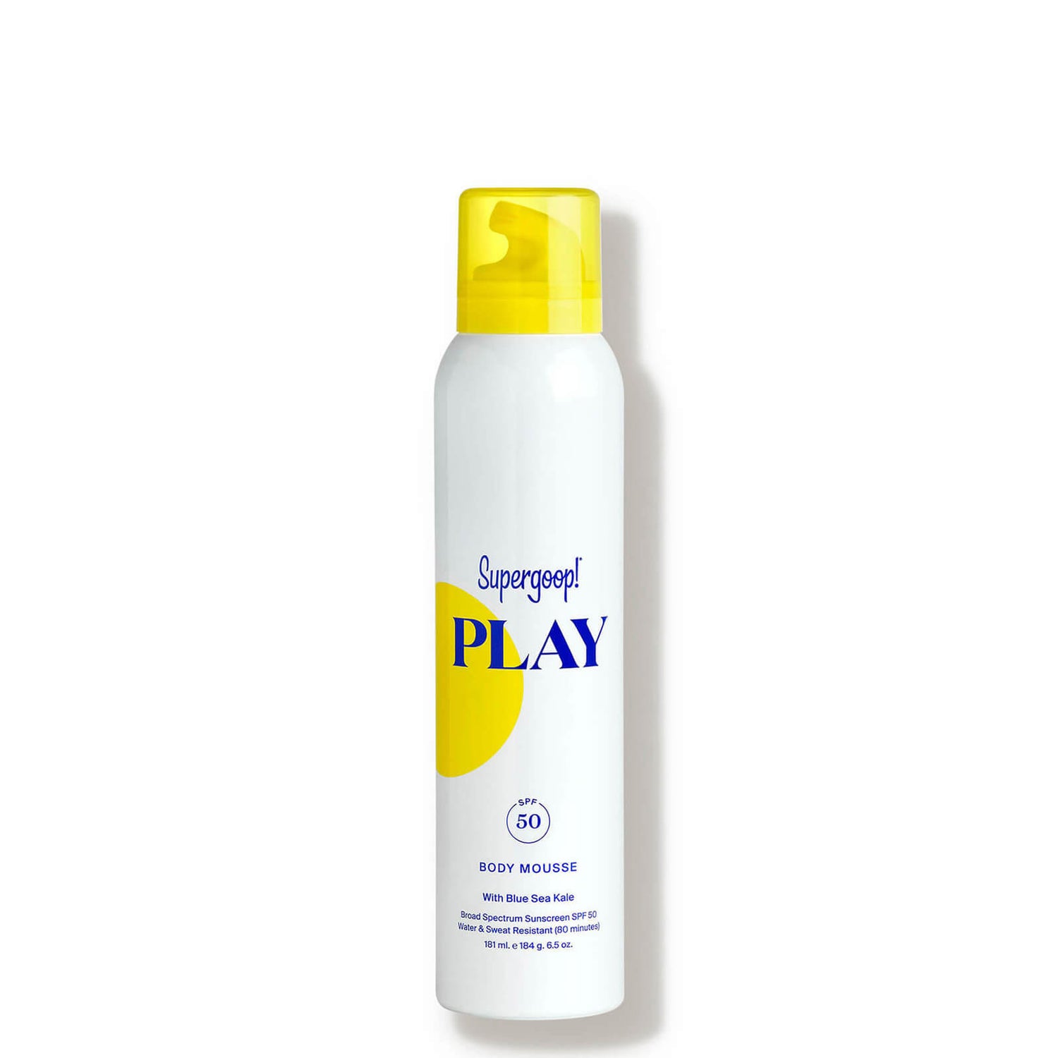 Supergoop!® PLAY Body Mousse SPF 50 with Blue Sea Kale 7.1 oz.