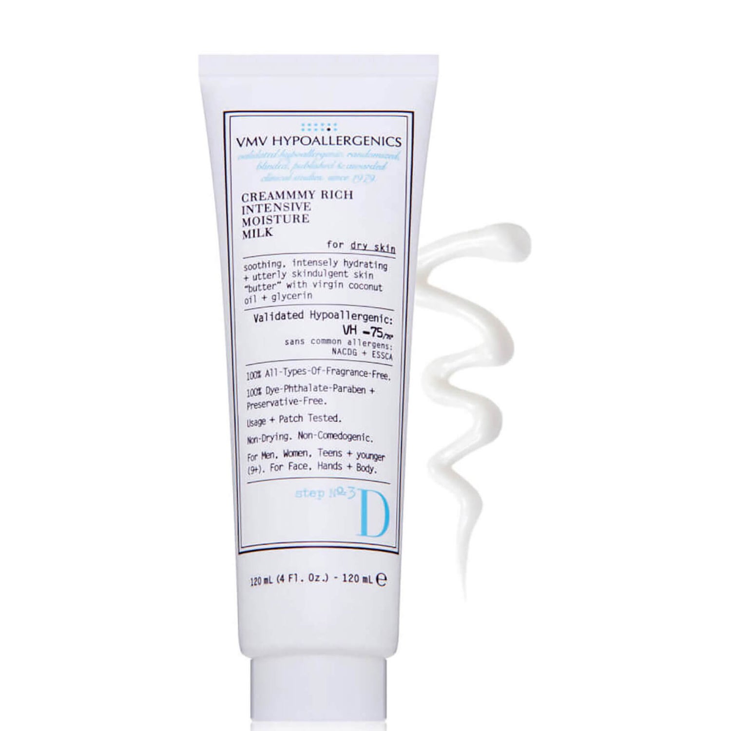 VMV Hypoallergenics Superskin Creammmy-Rich Intensive Moisture Milk for Dry Skin (4 fl. oz.)