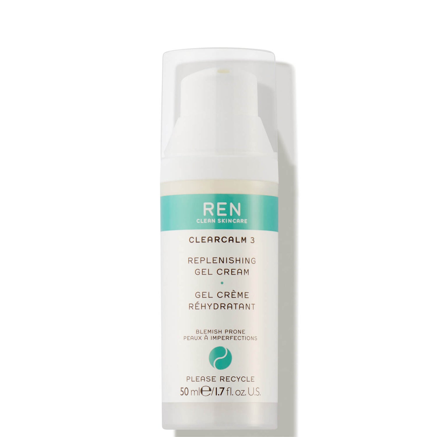 REN Clean Skincare ClearCalm 3 Replenishing Gel Cream (1.7 fl. oz.)