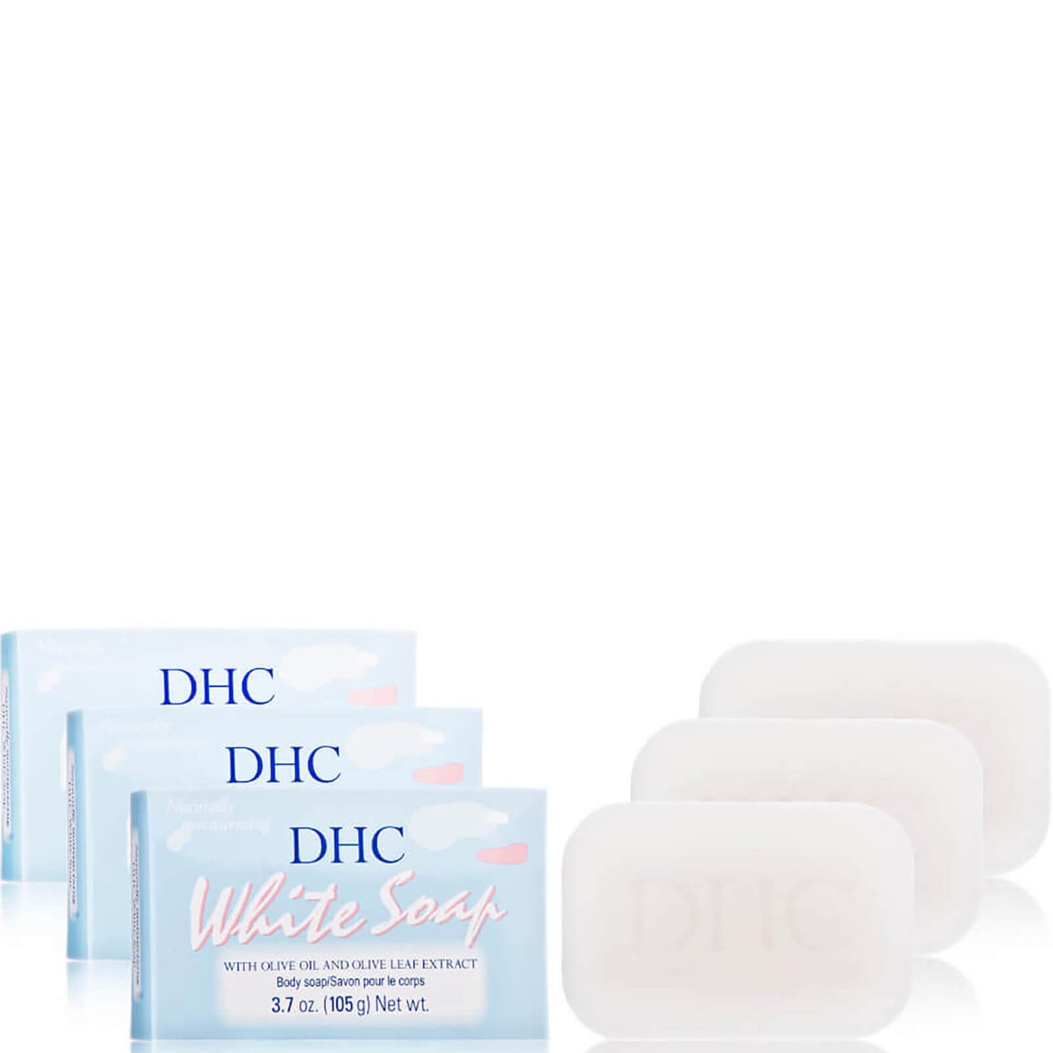 DHC White Soap 3 piece