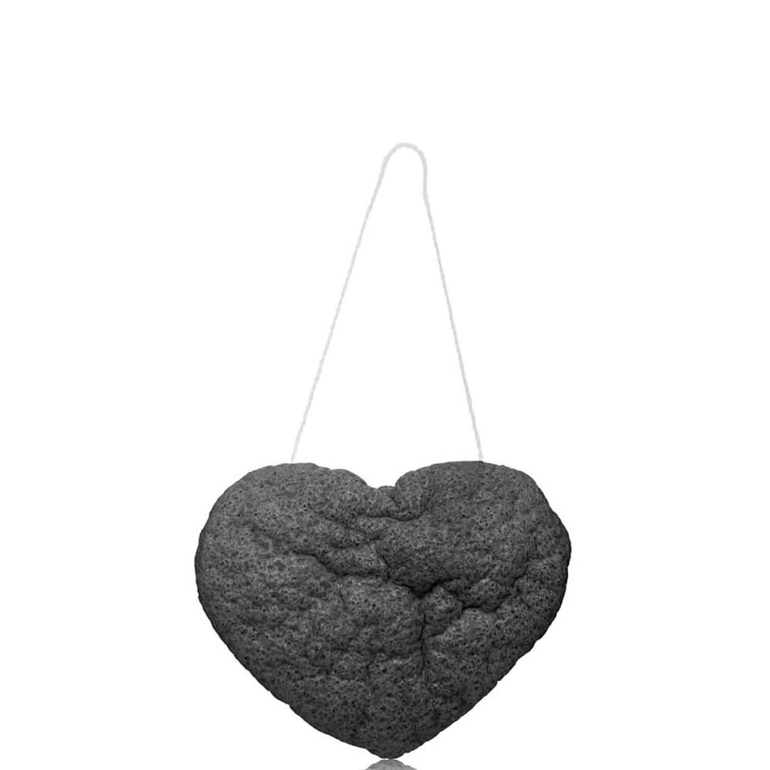 One Love Organics The Cleansing Sponge - Charcoal Heart Shape (1 piece)