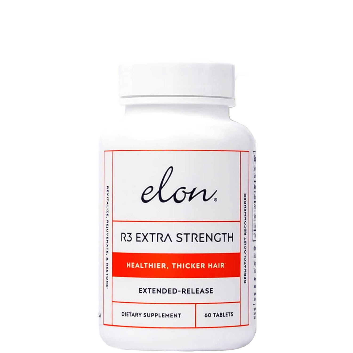 Elon R3 Extra Strength for Thinning Hair (60 tablets) - Dermstore